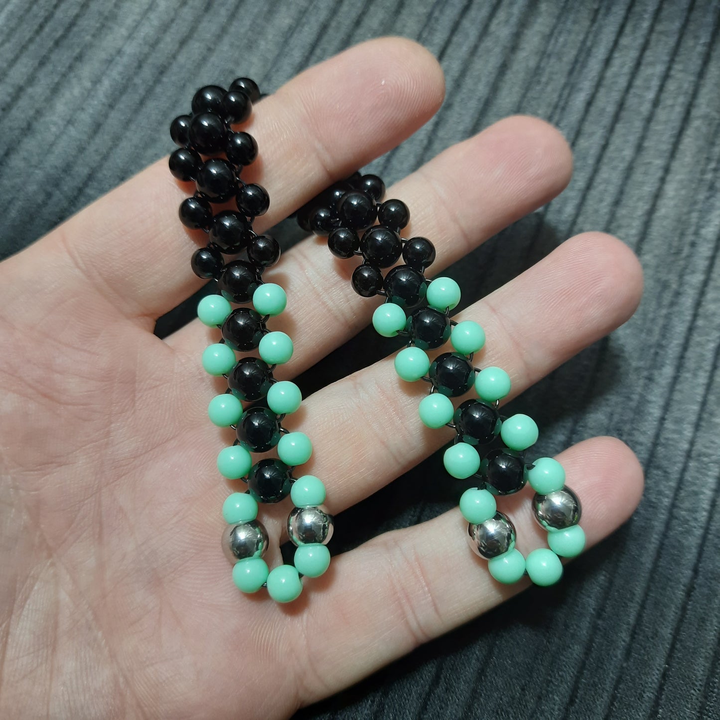 Chetki "Pocket cyberpunk" v2, rosary, antistress, skilltoy, handmade, fidget  (SCU: 3-17-15/)