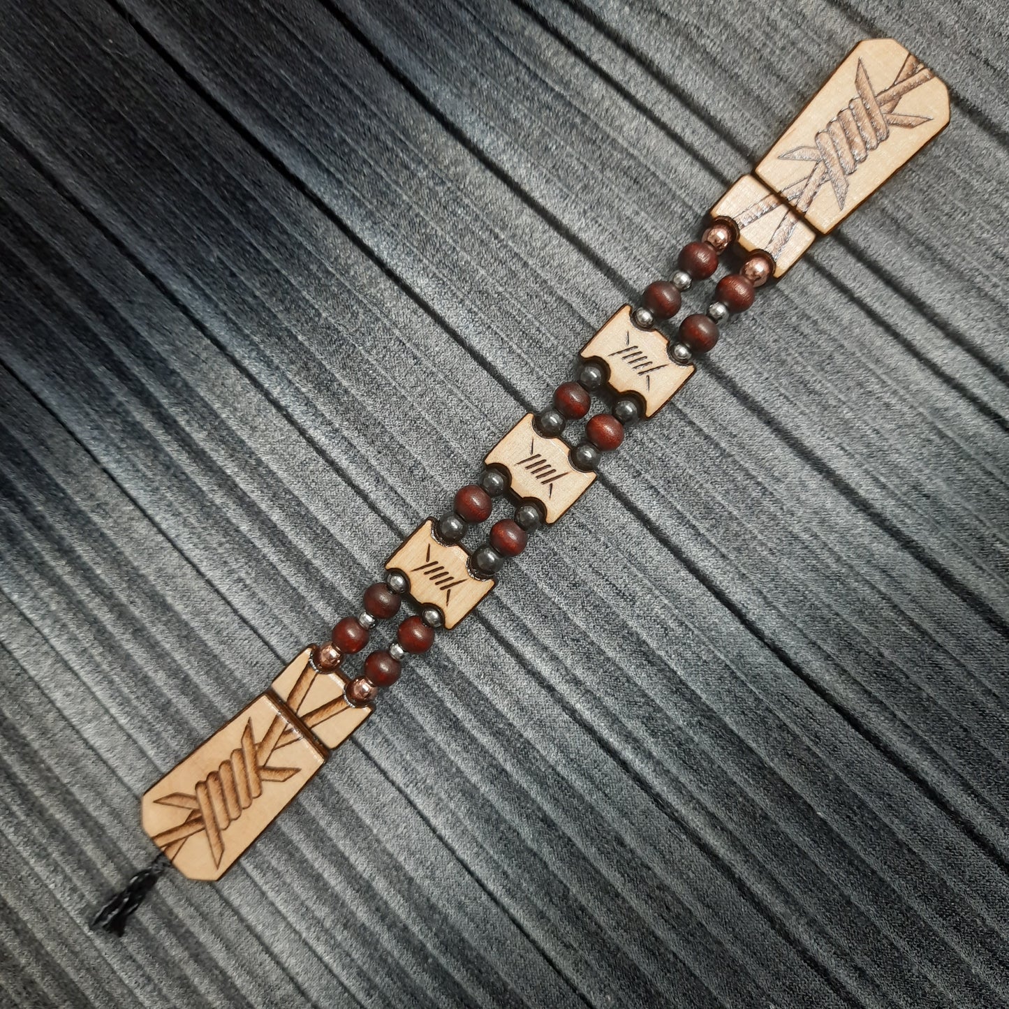 Chetki wood "A prickly soul" handmade, rosary, anti-stress meditation and finger training, worry beads, tzbex (SCU: 240601)