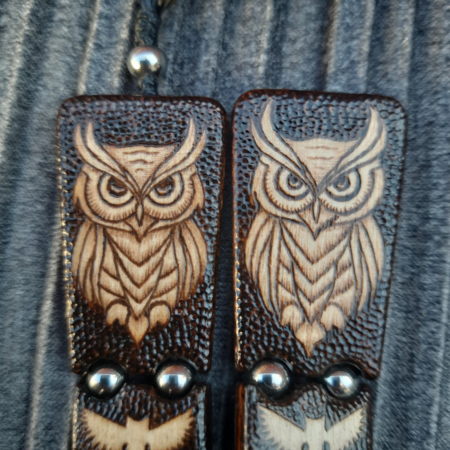 Chetki wooden "Night owl" handmade, rosary, anti-stress meditation and finger training, worry beads, tzbex (SCU: 241012)