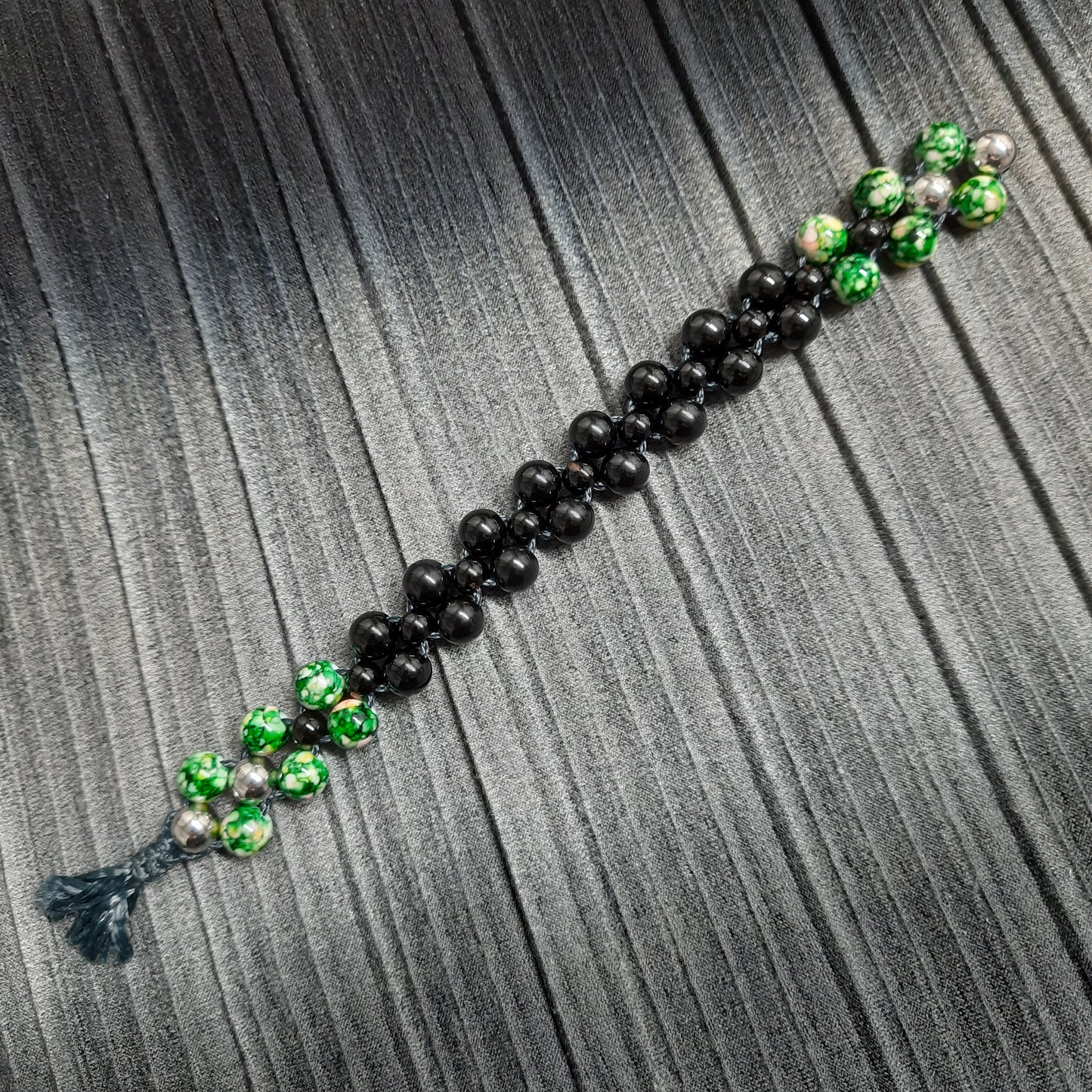 Chetki "Strict green-eyed reptile" rosary, anti-stress meditation and finger training  (SCU: 241115)