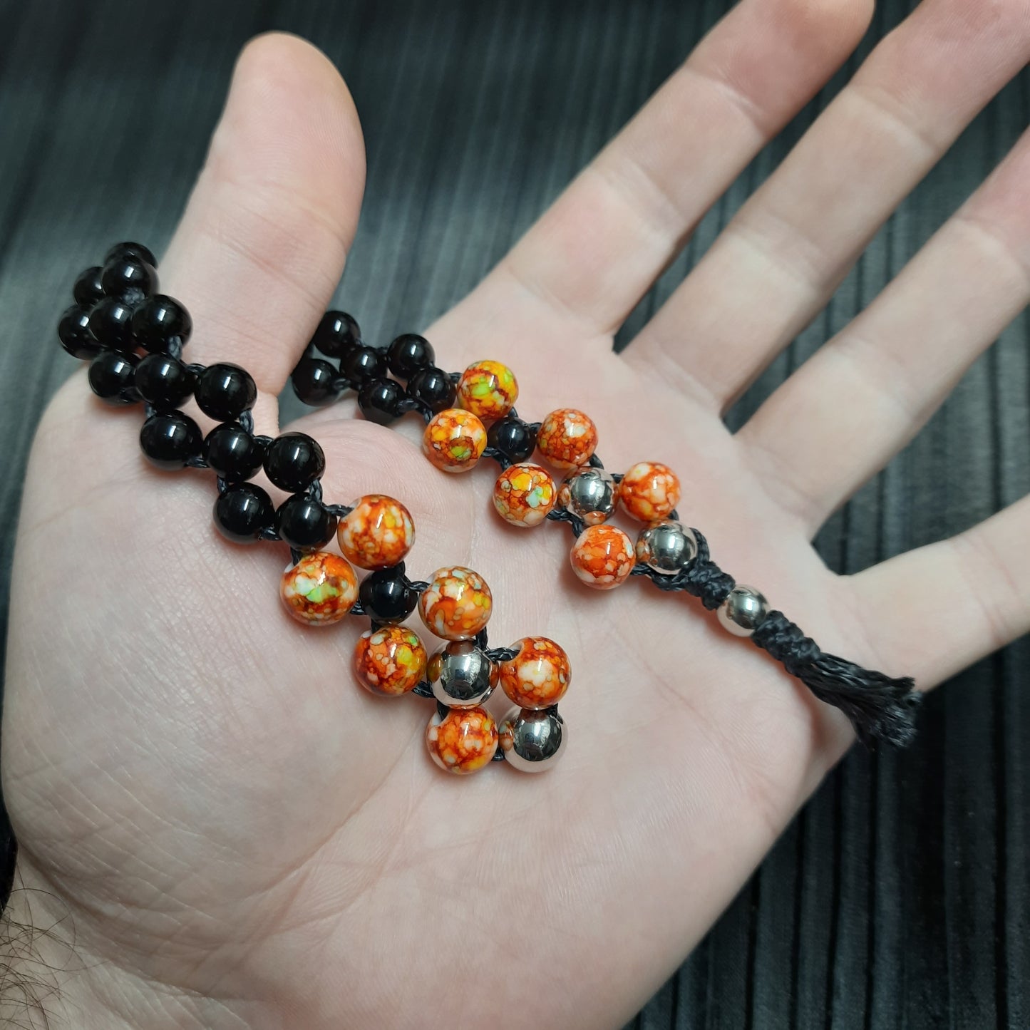 Chetki "Orange and black reptile" (SCU: 250214-2)