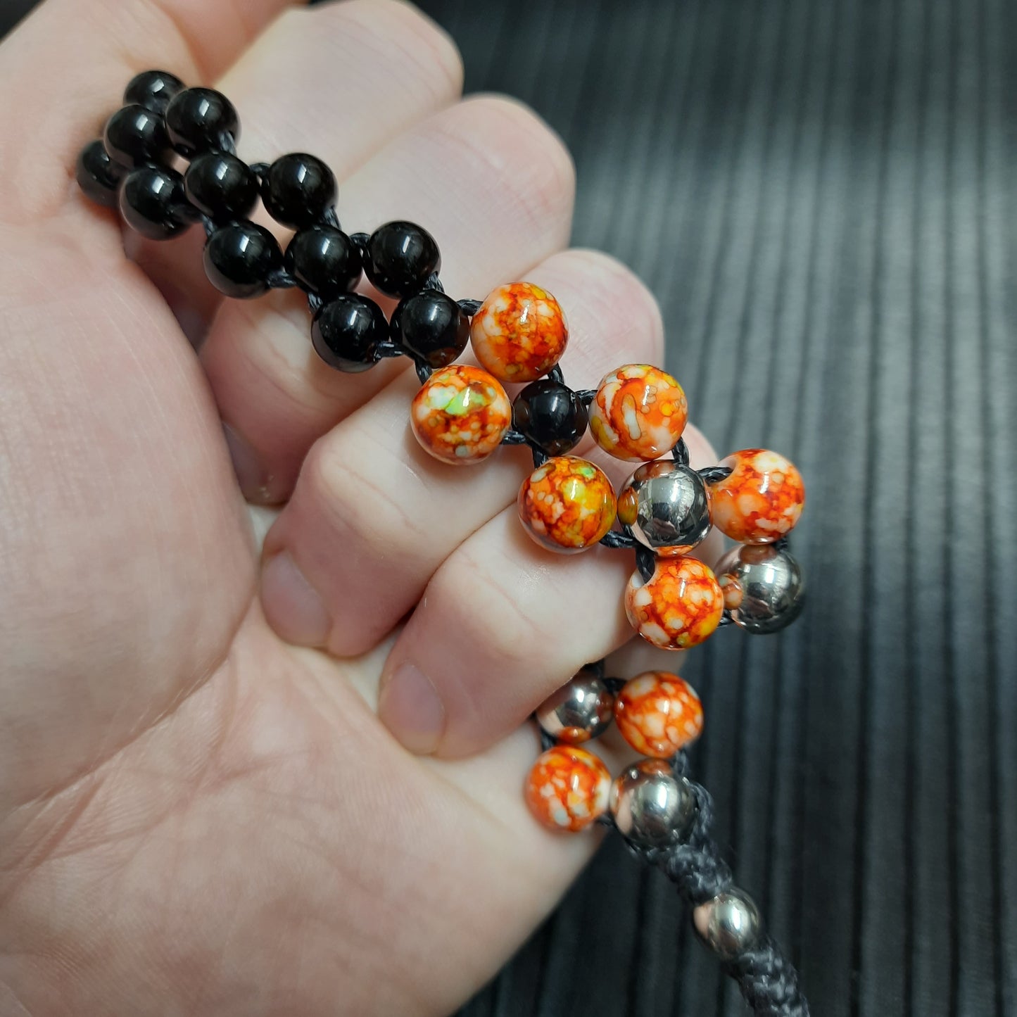 Chetki "Orange and black reptile" (SCU: 250214-2)