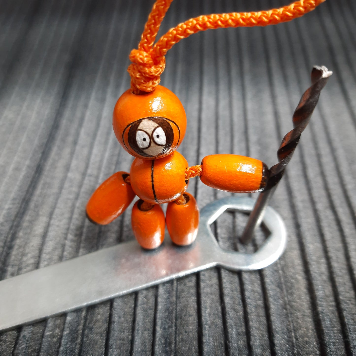 Keychain pocket buddy magnetic "Orange Kenny" (SCU: 250214-8)