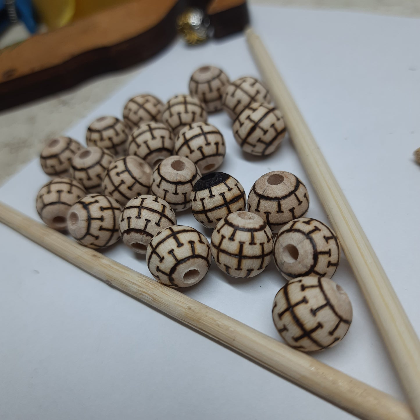 Komboloi bracelet chetki "Golden Wisdom of the Tree" (SCU: 250326-2-)