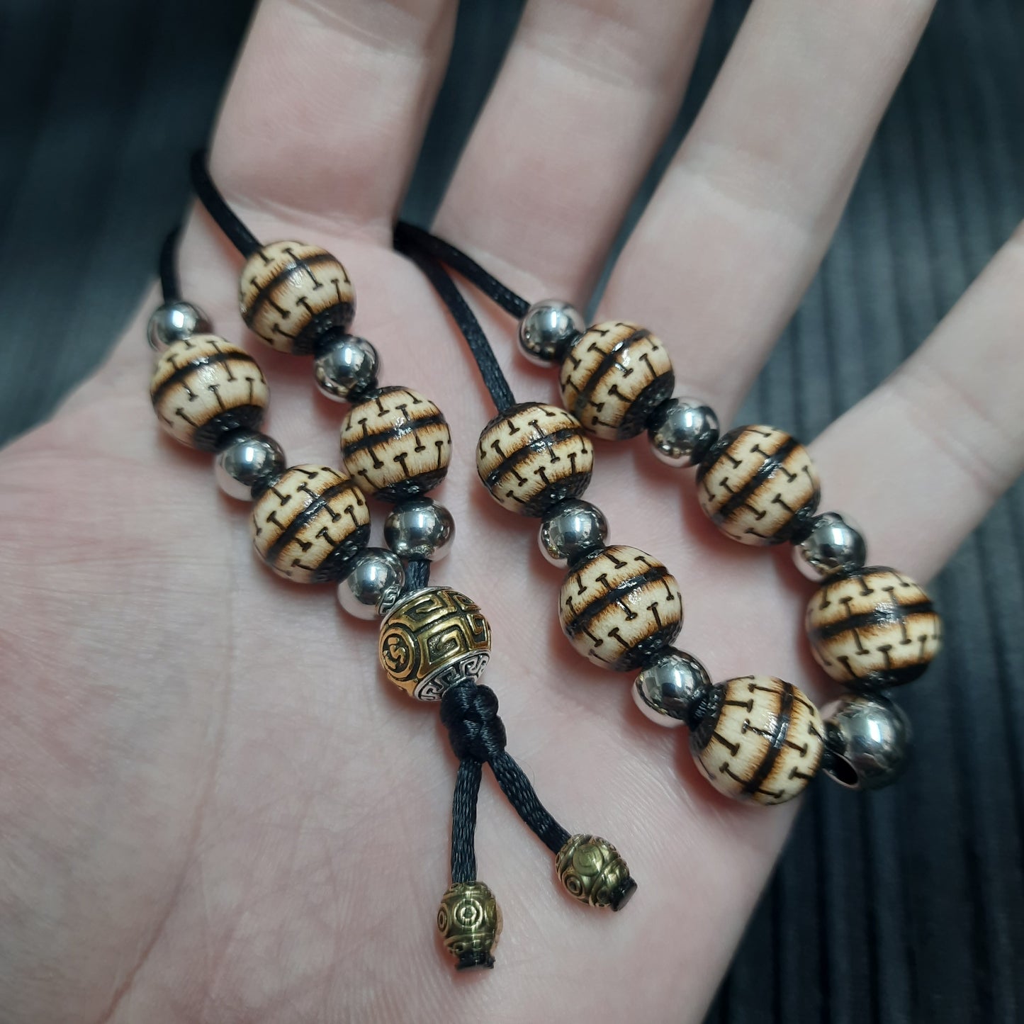 Komboloi bracelet chetki "Golden Wisdom of the Tree" (SCU: 250326-2-)