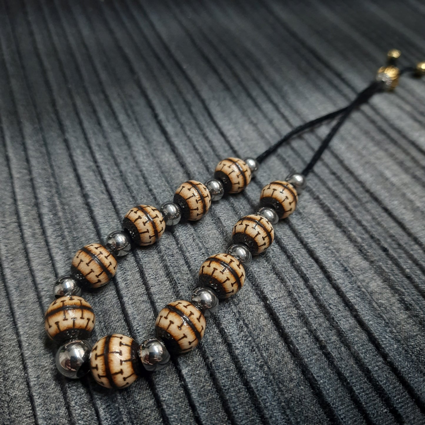 Komboloi bracelet chetki "Golden Wisdom of the Tree" (SCU: 250326-2-)