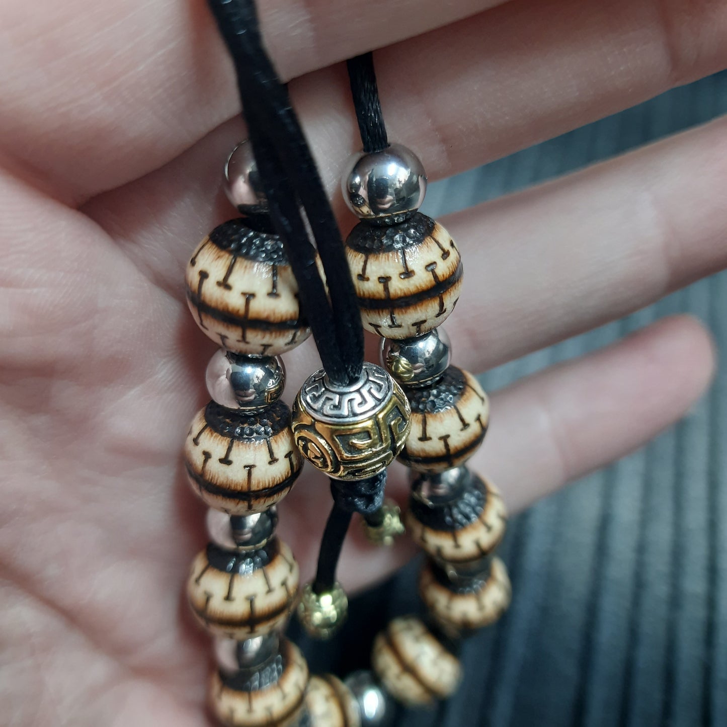 Komboloi bracelet chetki "Golden Wisdom of the Tree" (SCU: 250326-2-)