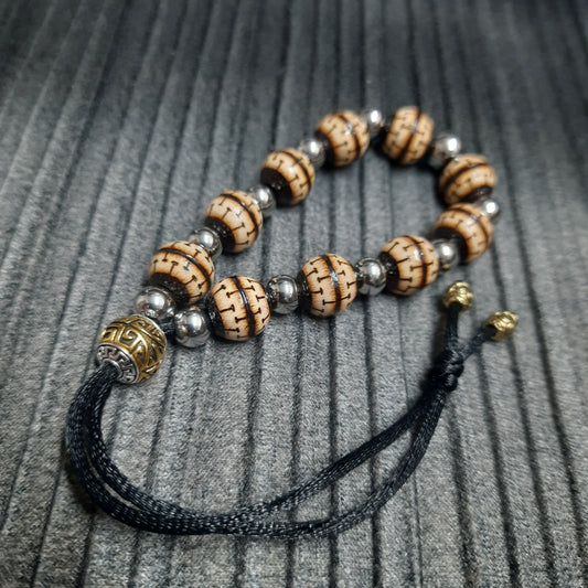 Komboloi bracelet chetki "Golden Wisdom of the Tree" (SCU: 250326-2-)