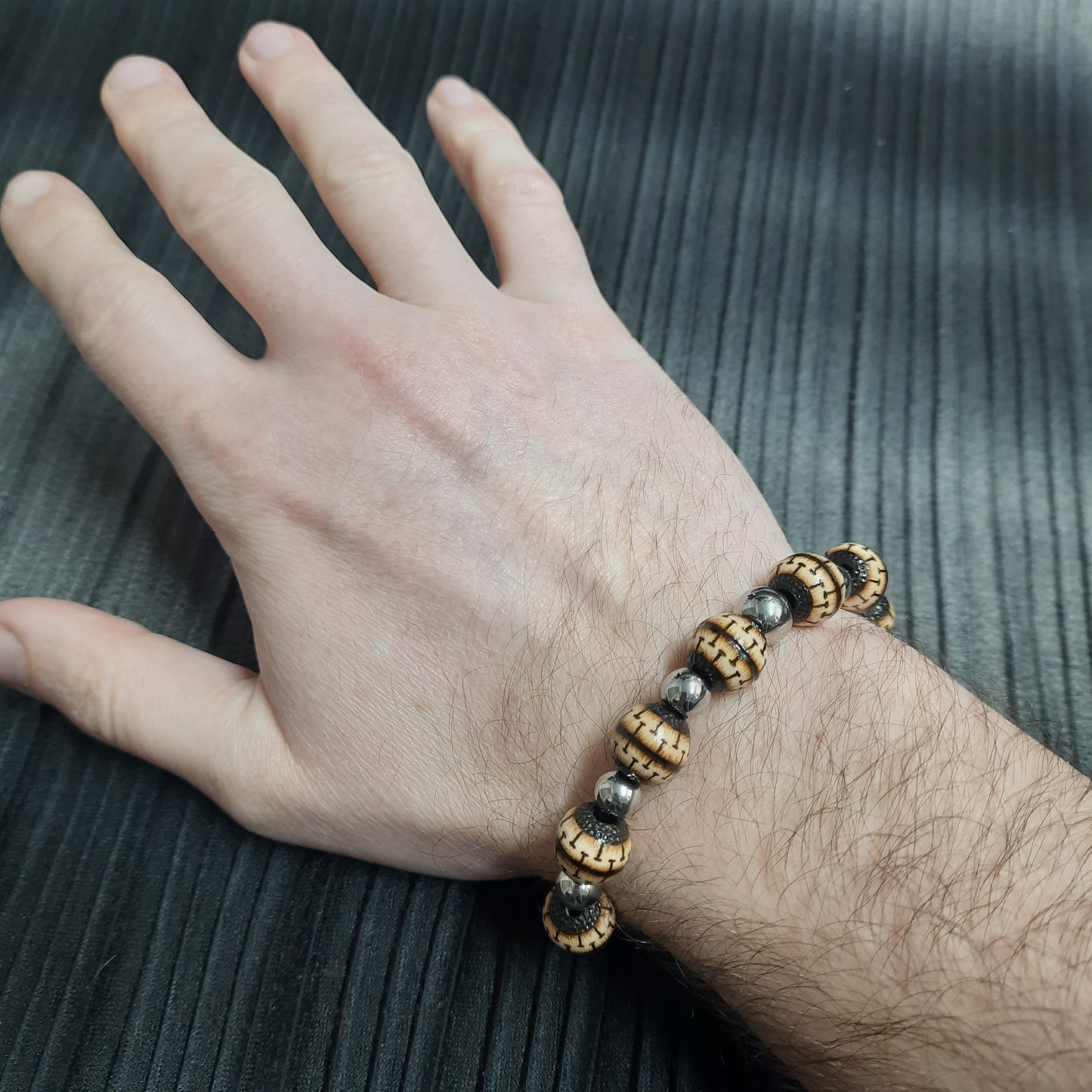 Komboloi bracelet chetki "Golden Wisdom of the Tree" (SCU: 250326-2-)