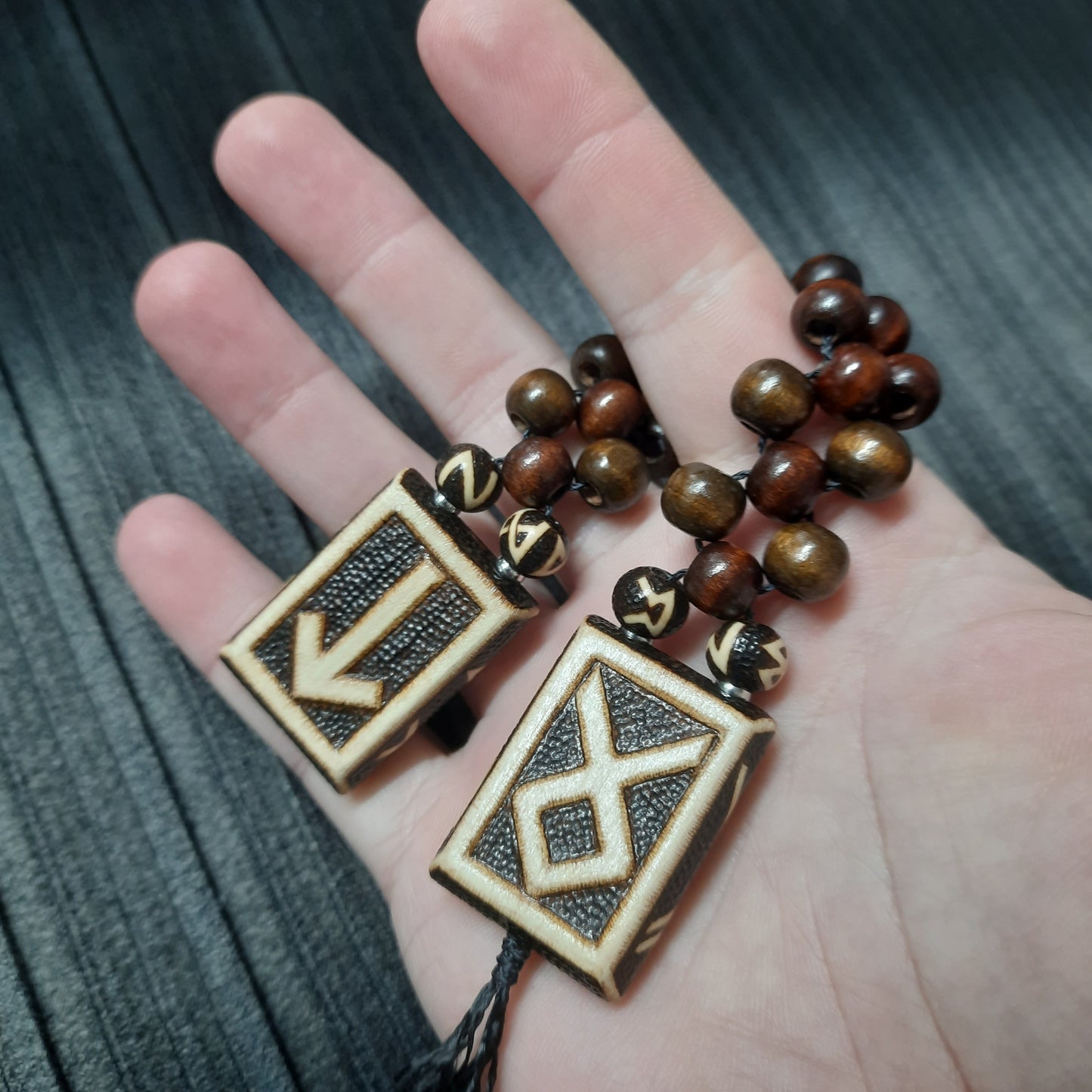 Chetki wooden "Runes of the Elder Futhark"  (SCU: 250409)