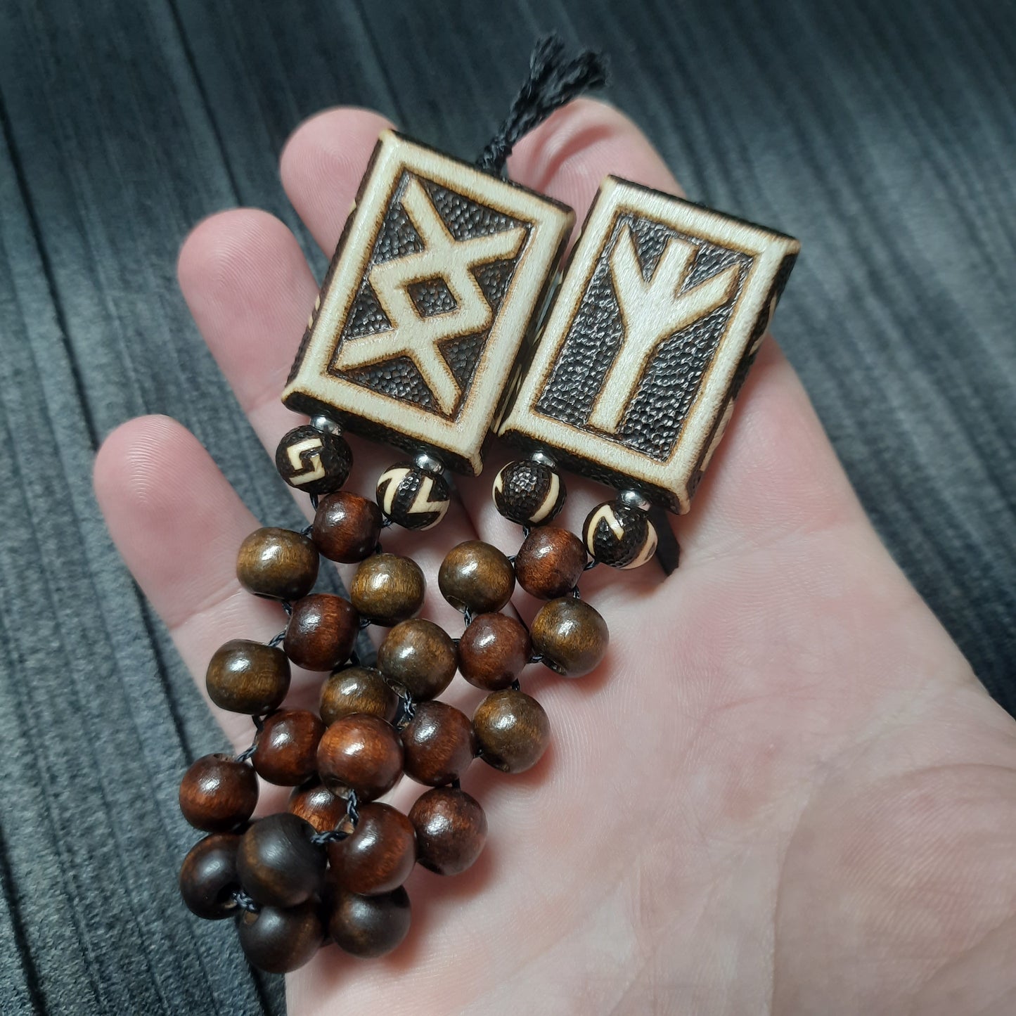 Chetki wooden "Runes of the Elder Futhark"  (SCU: 250409)