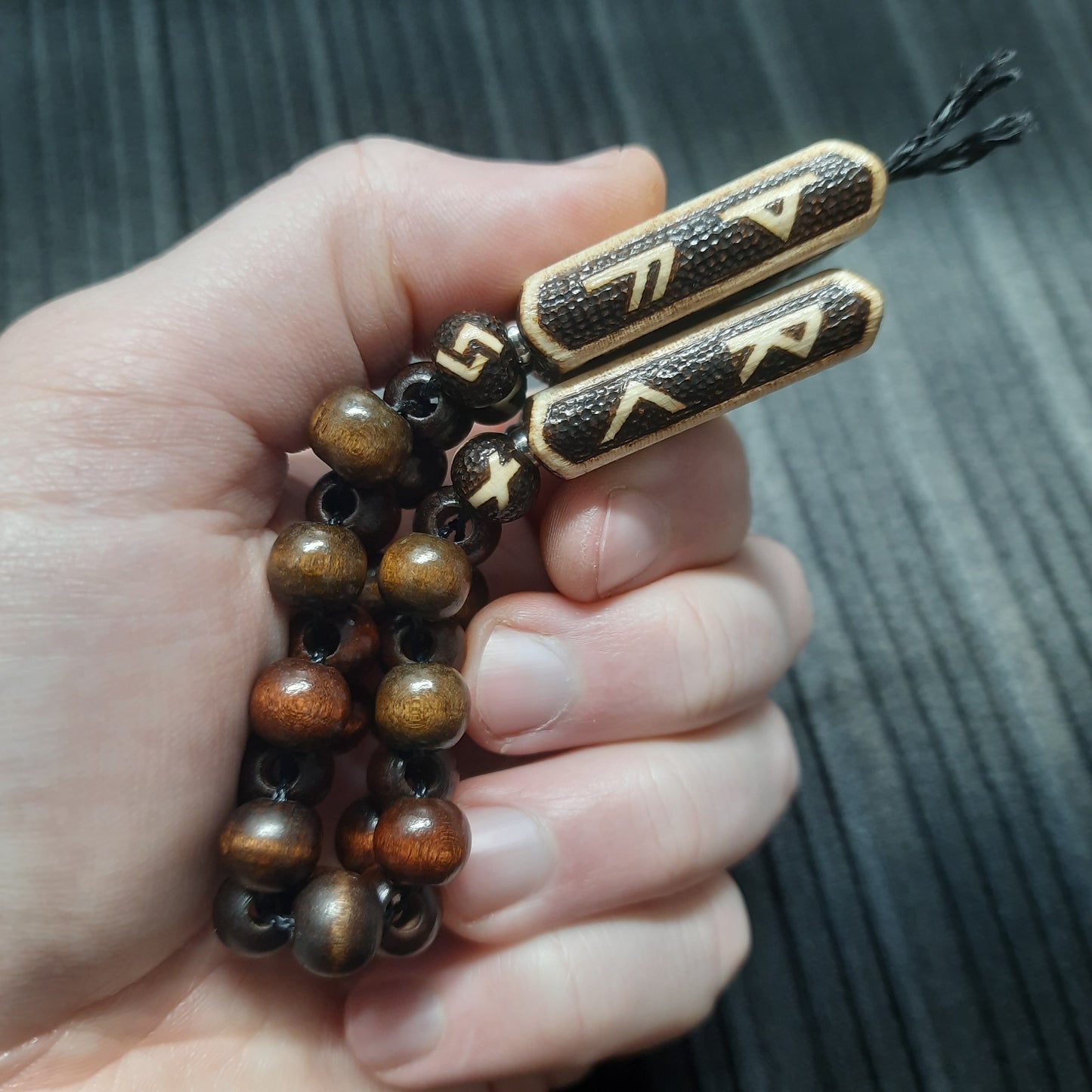 Chetki wooden "Runes of the Elder Futhark"  (SCU: 250409)