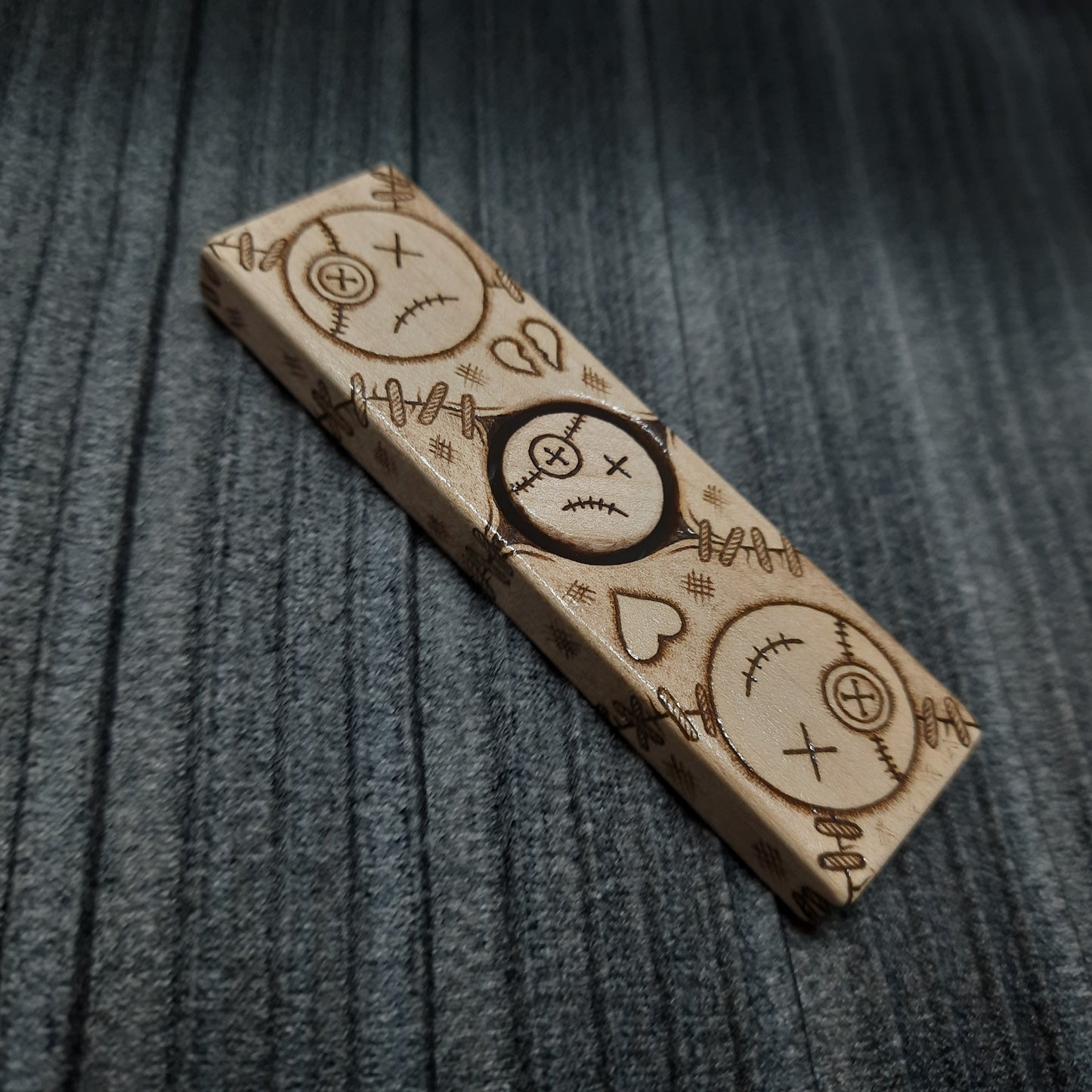 Worry plank wooden "Voodoo doll" handmade