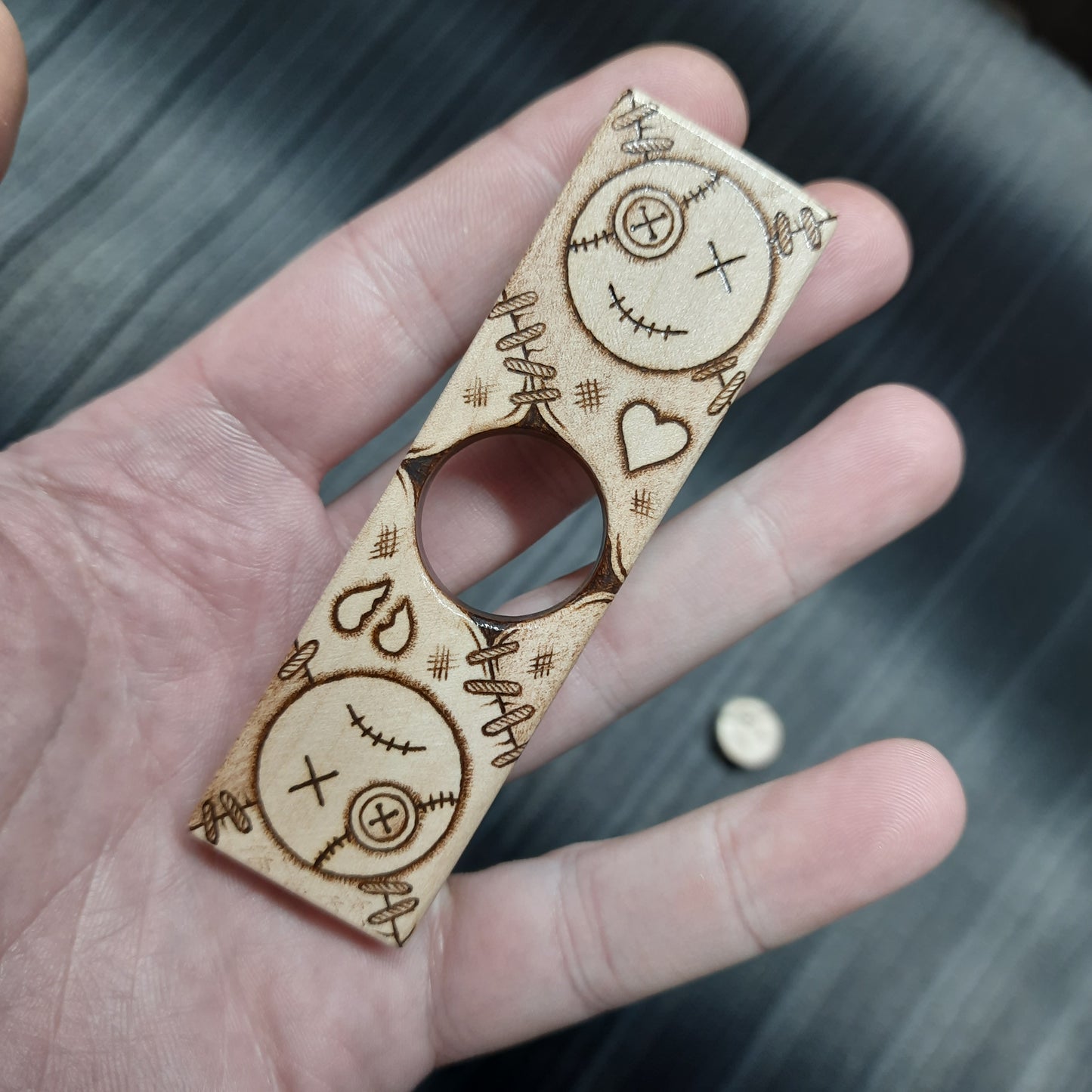 Worry plank wooden "Voodoo doll" handmade