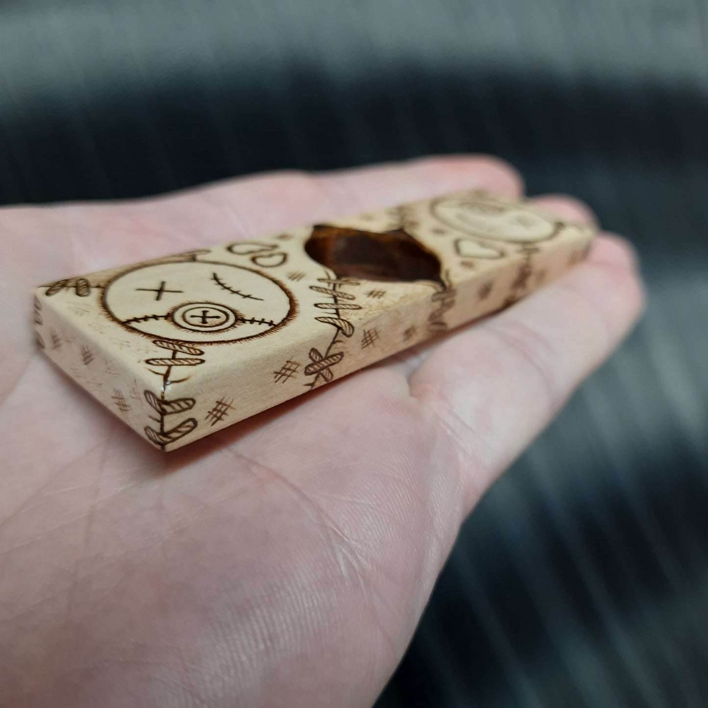 Worry plank wooden "Voodoo doll" handmade