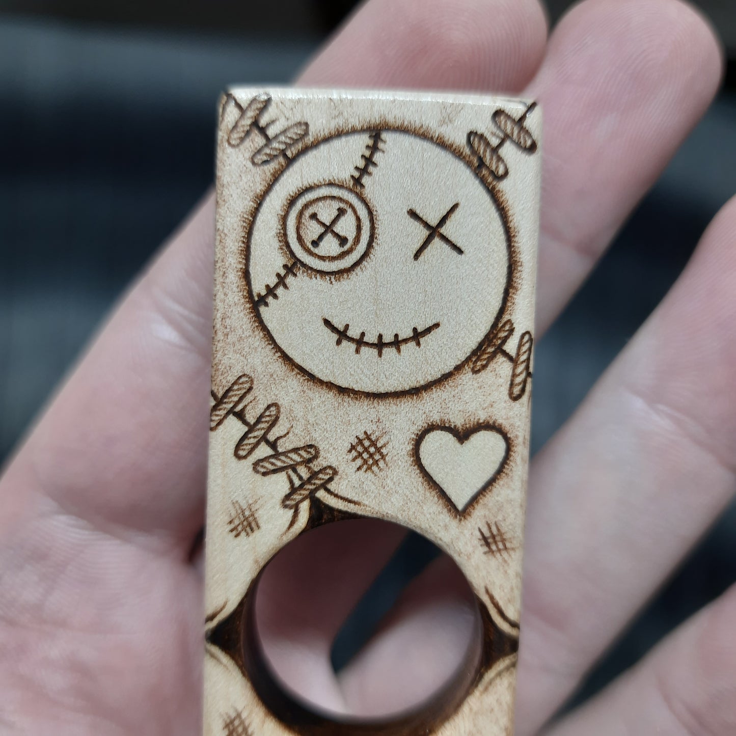 Worry plank wooden "Voodoo doll" handmade