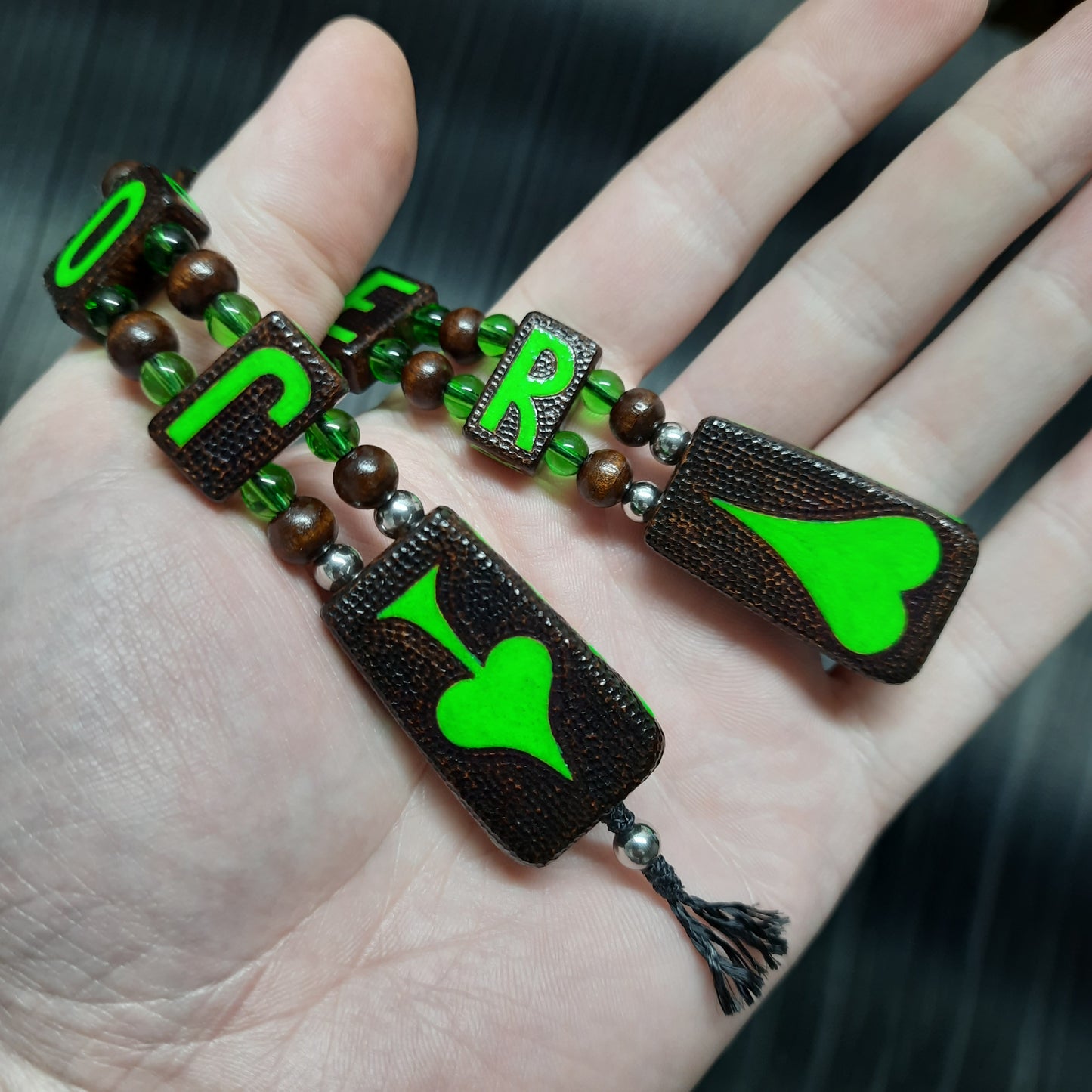 Chetki wooden handmade "Joker"