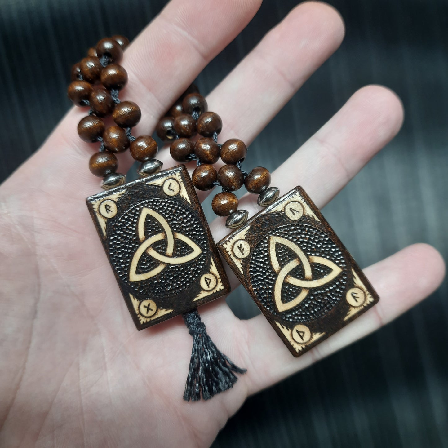 Chetki wooden "The Book of Futhark Runes"