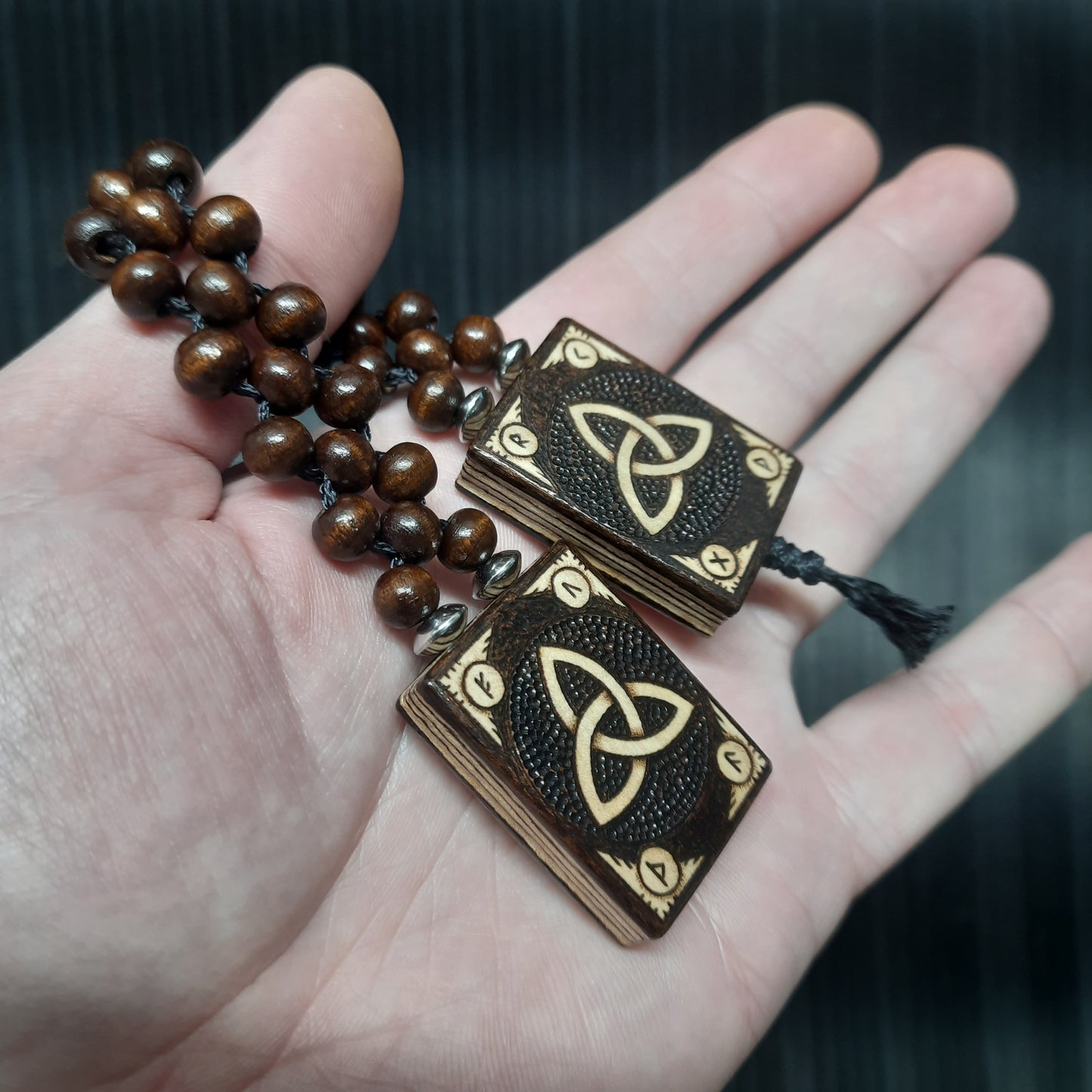 Chetki wooden "The Book of Futhark Runes"
