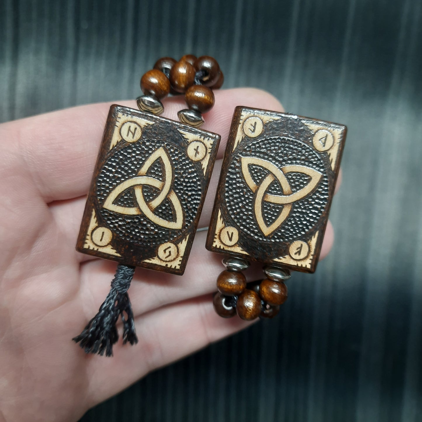 Chetki wooden "The Book of Futhark Runes"