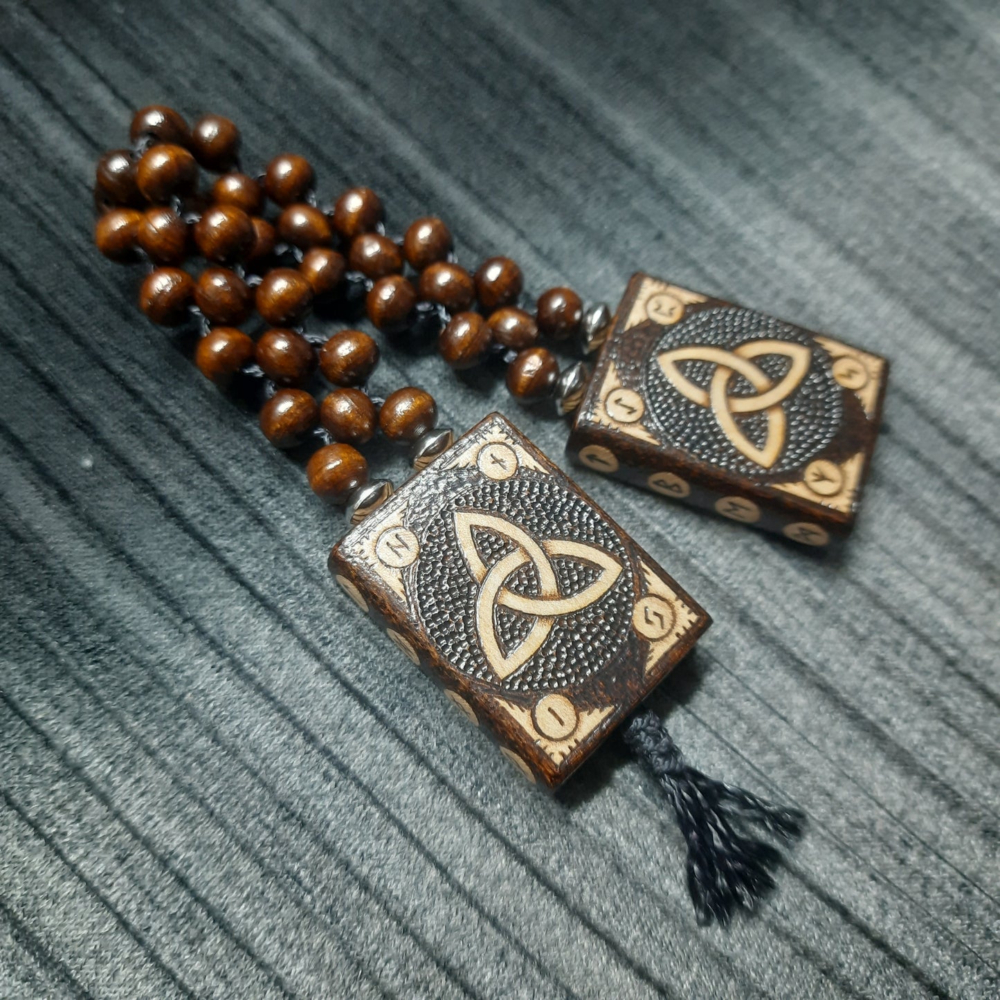 Chetki wooden "The Book of Futhark Runes"