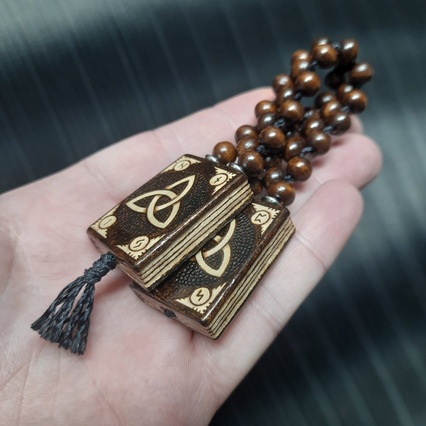 Chetki wooden "The Book of Futhark Runes"