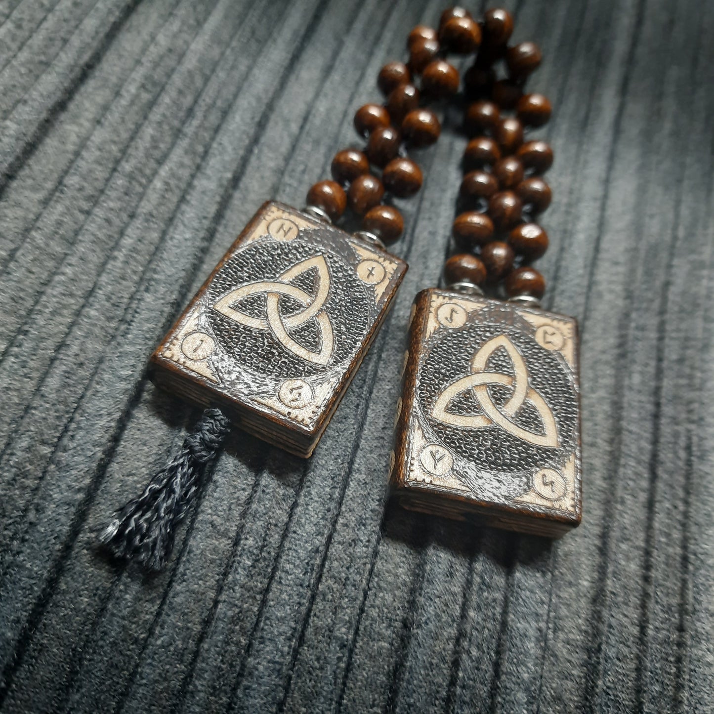 Chetki wooden "The Book of Futhark Runes"