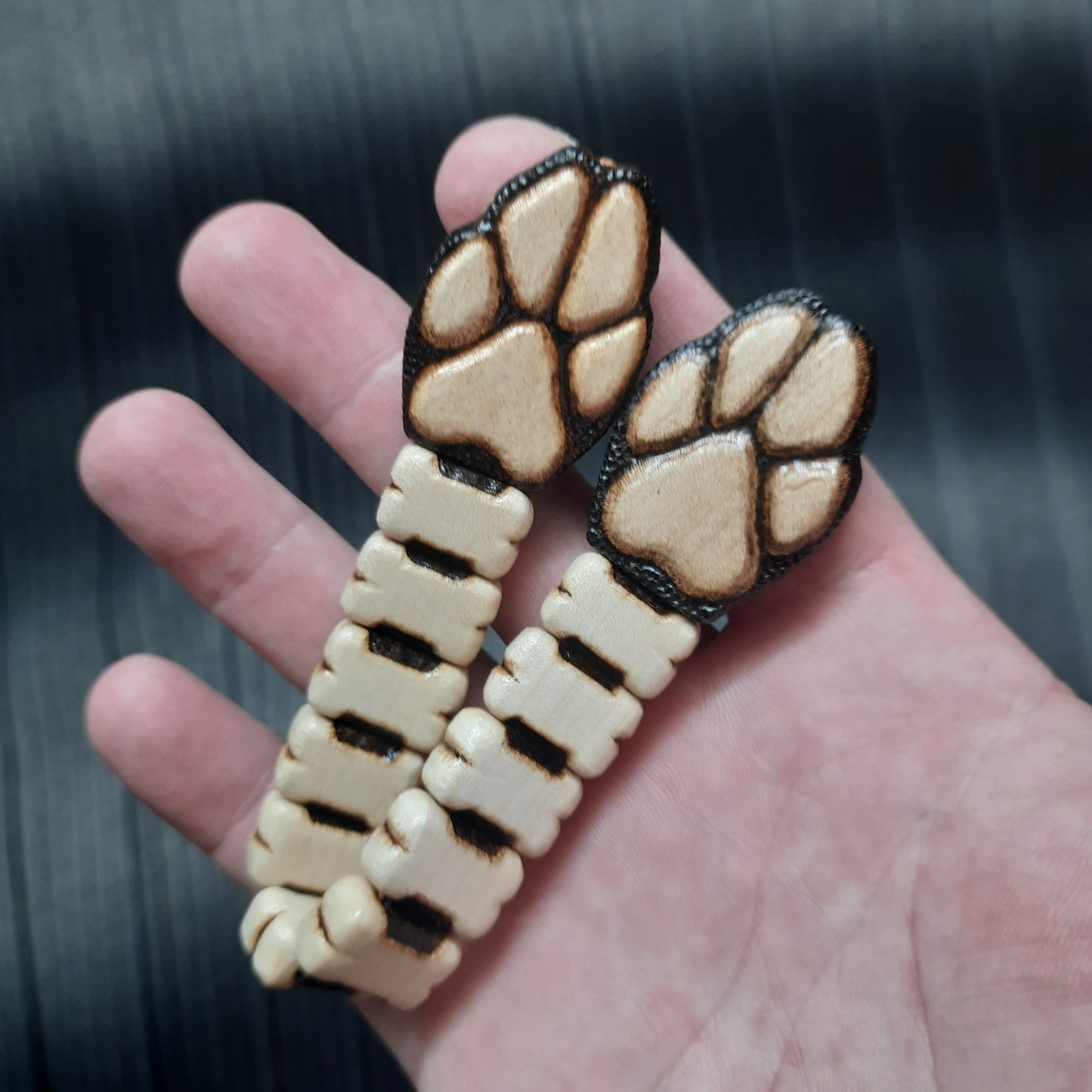 Chetki wooden "I love dog" handmade
