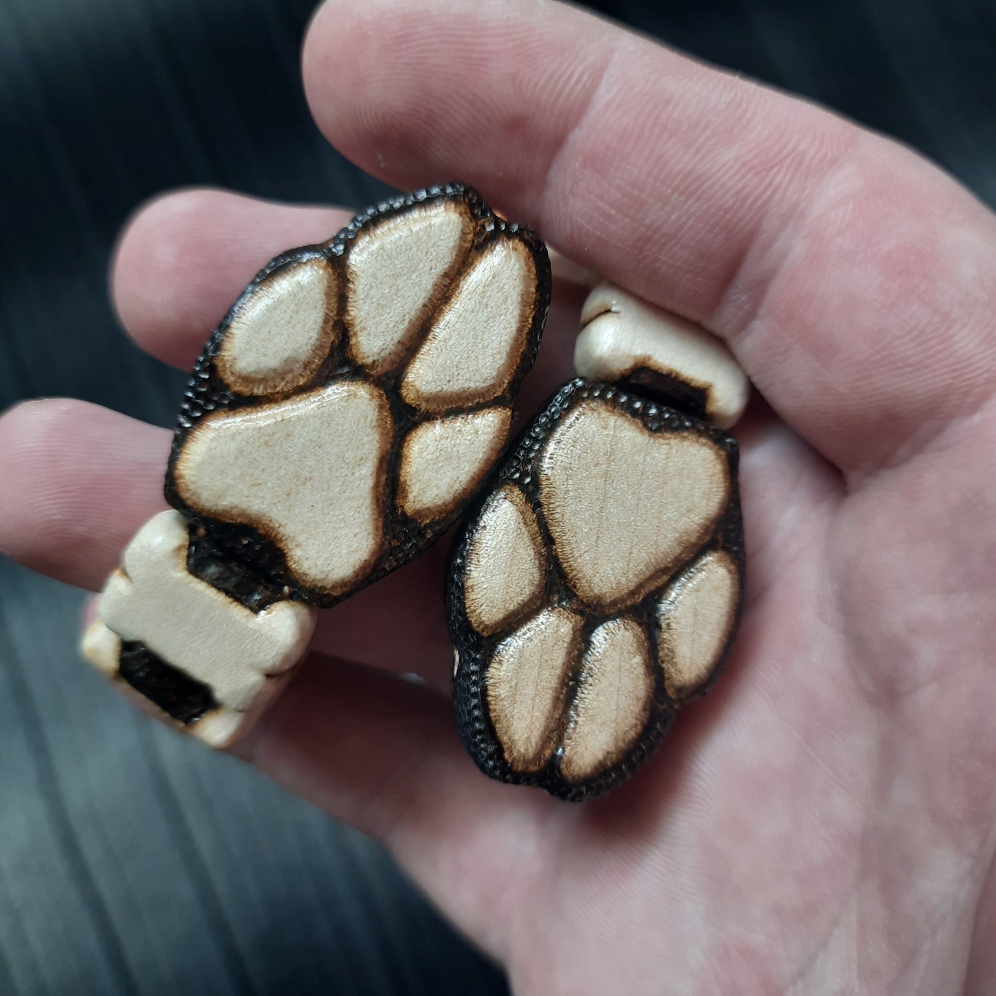 Chetki wooden "I love dog" handmade