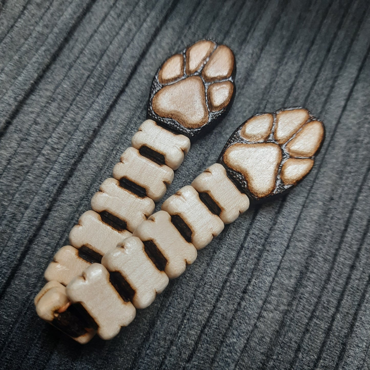 Chetki wooden "I love dog" handmade