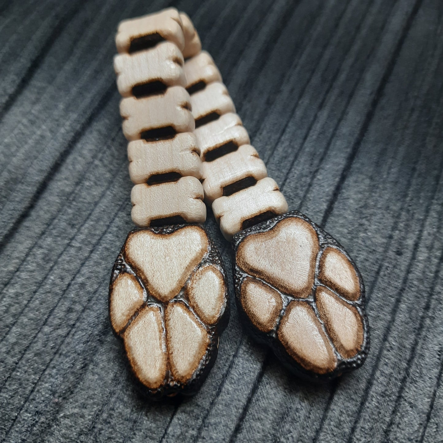 Chetki wooden "I love dog" handmade