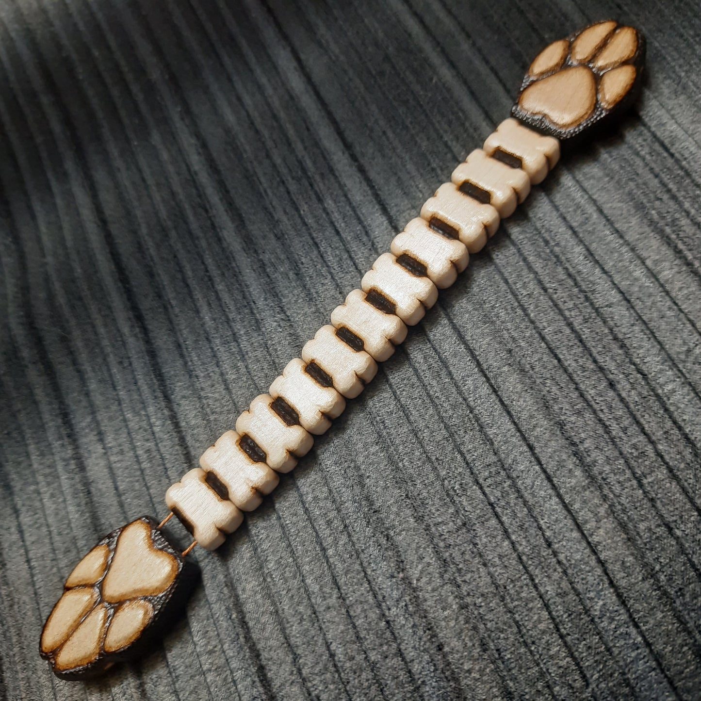 Chetki wooden "I love dog" handmade