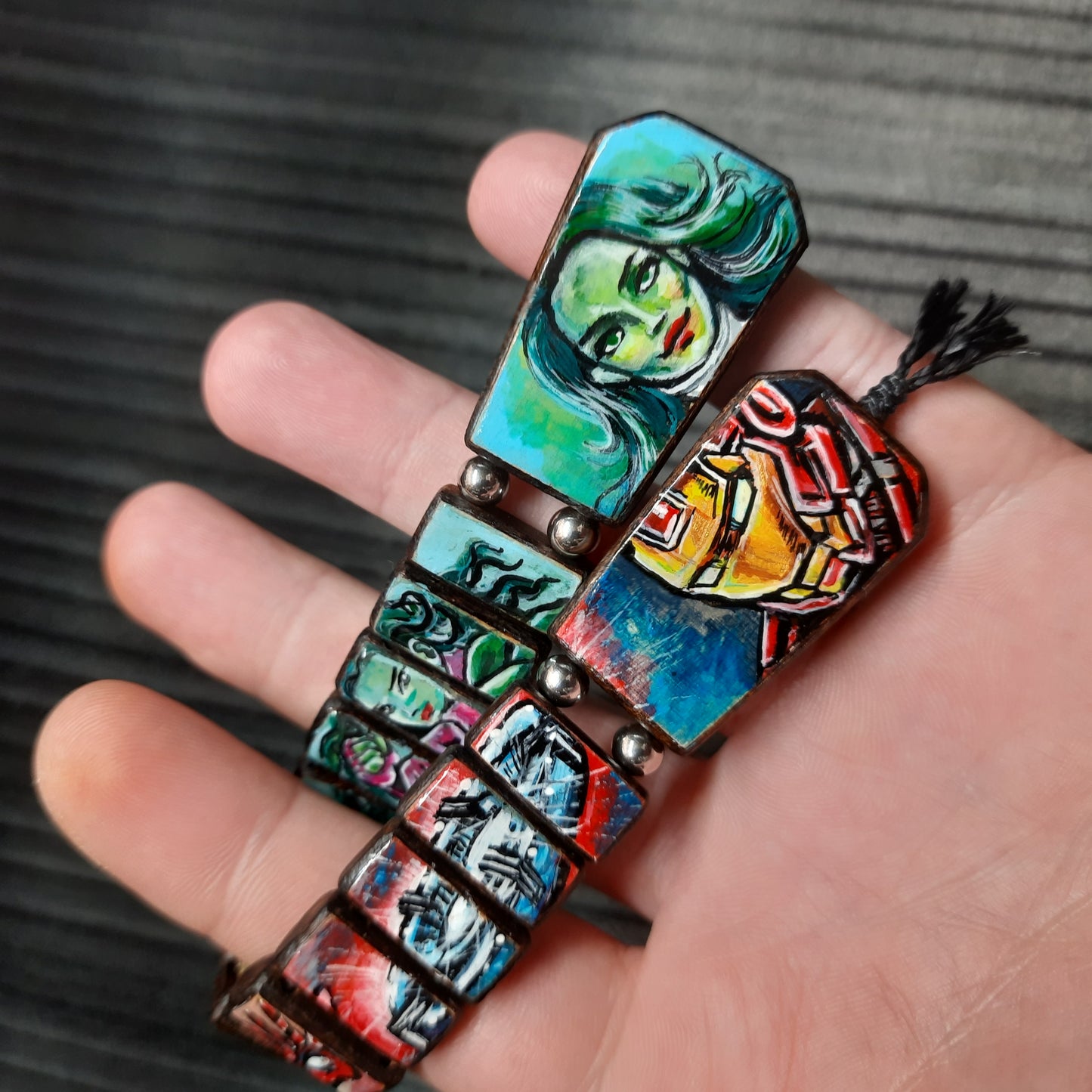 Chetki wooden "Superheroes" handmade
