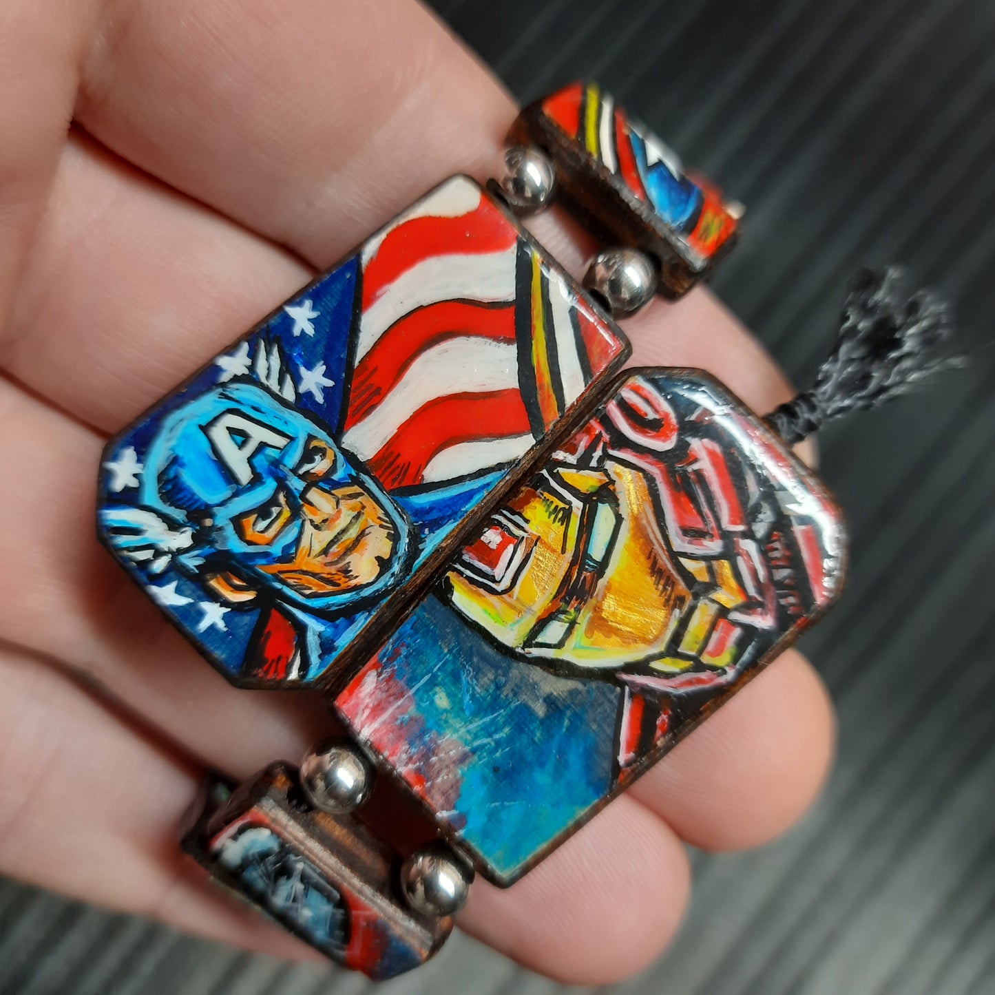Chetki wooden "Superheroes" handmade