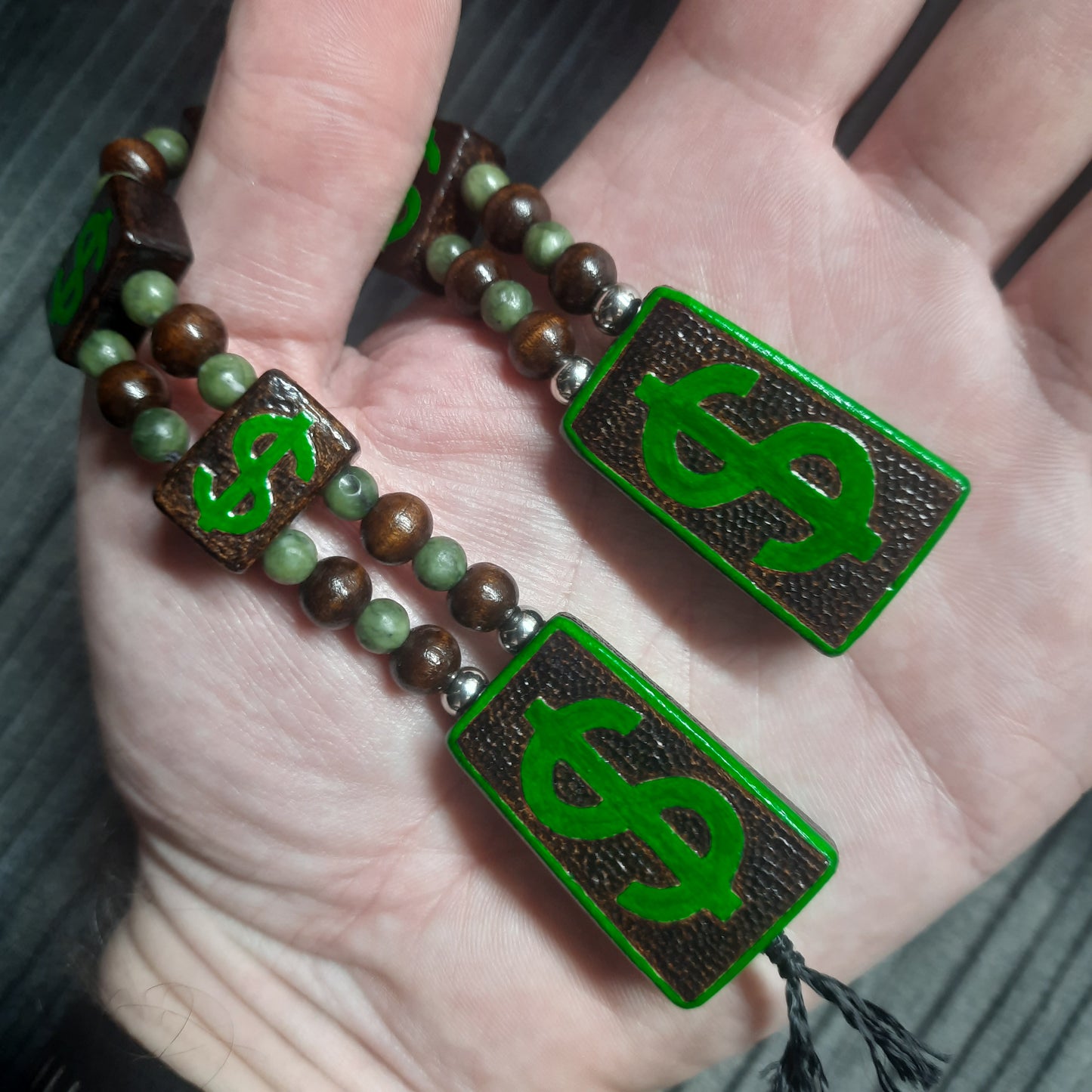 Chetki wooden "Dollar Luck" handmade
