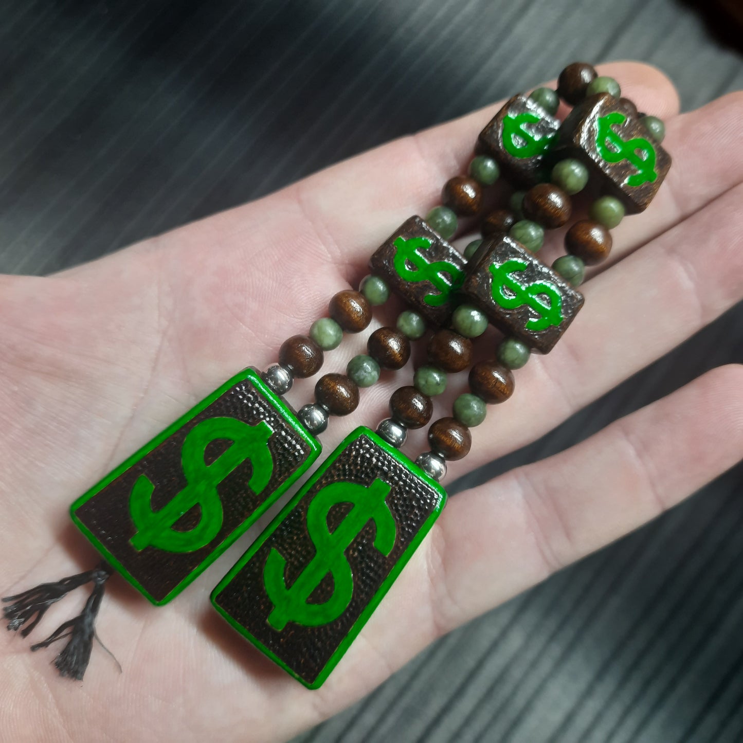 Chetki wooden "Dollar Luck" handmade
