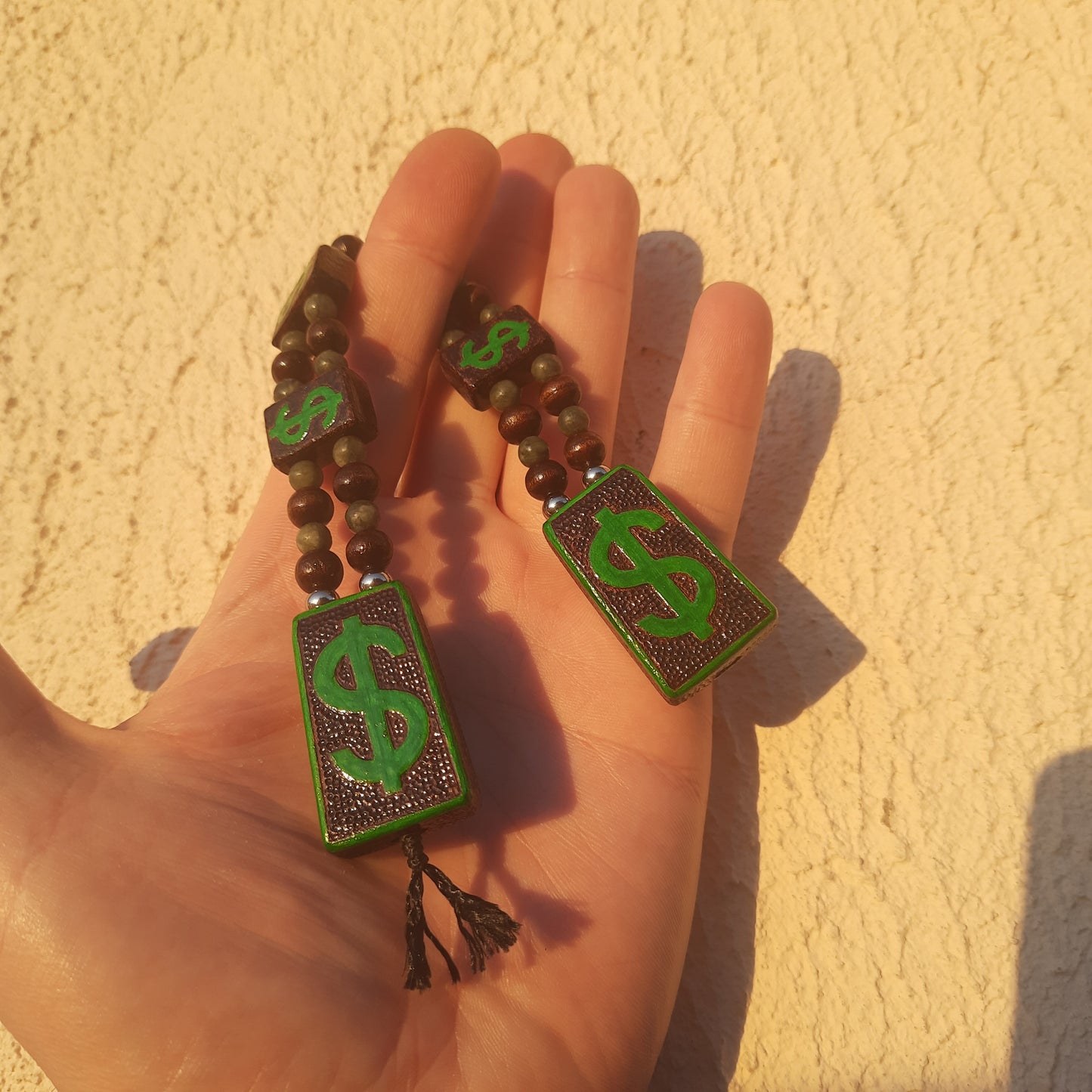Chetki wooden "Dollar Luck" handmade