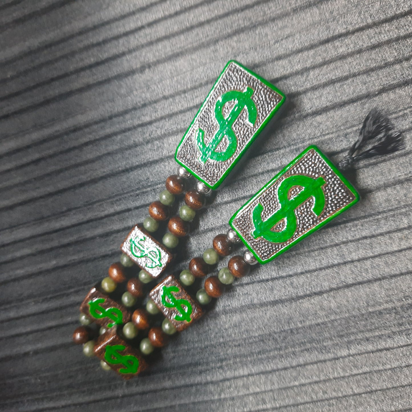 Chetki wooden "Dollar Luck" handmade