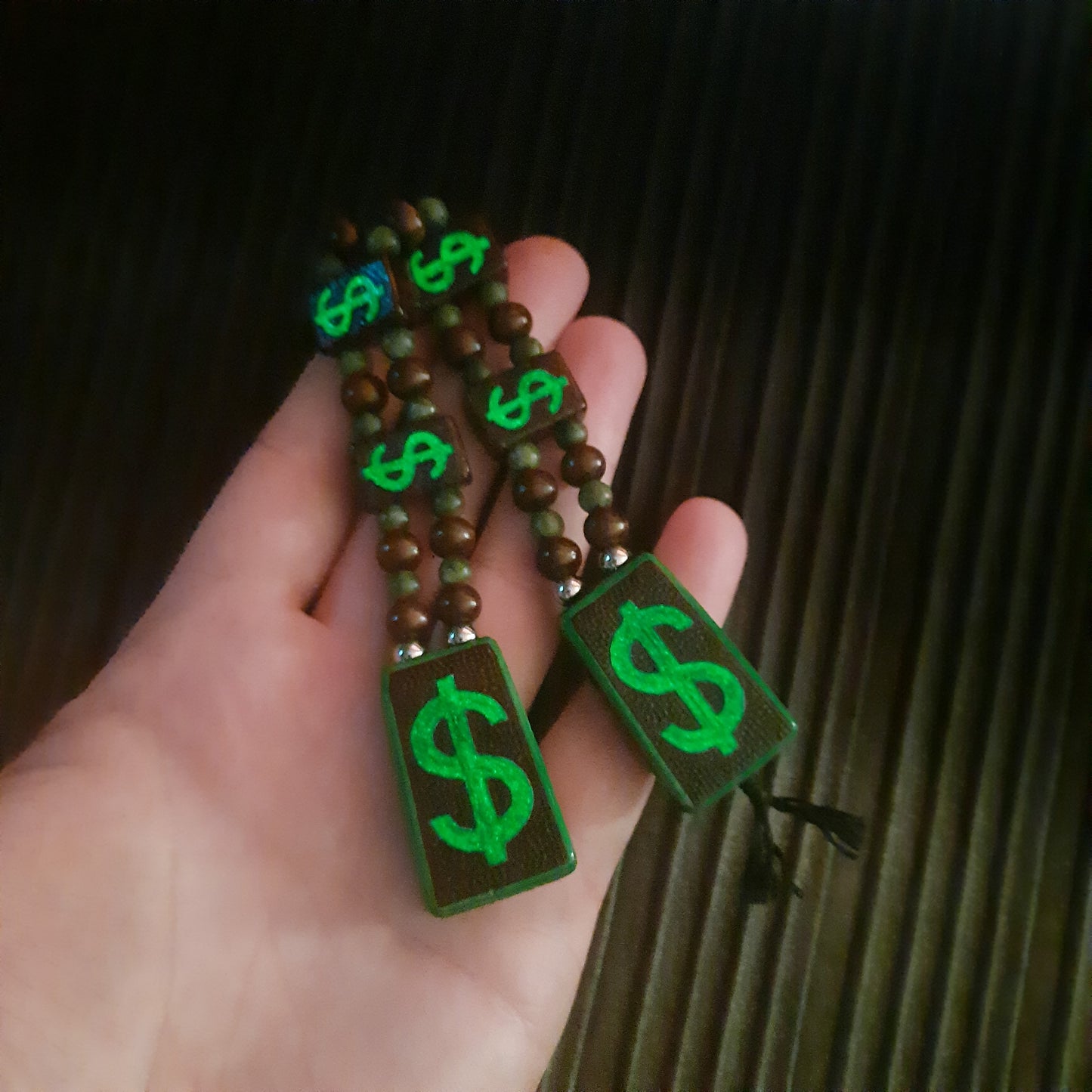 Chetki wooden "Dollar Luck" handmade