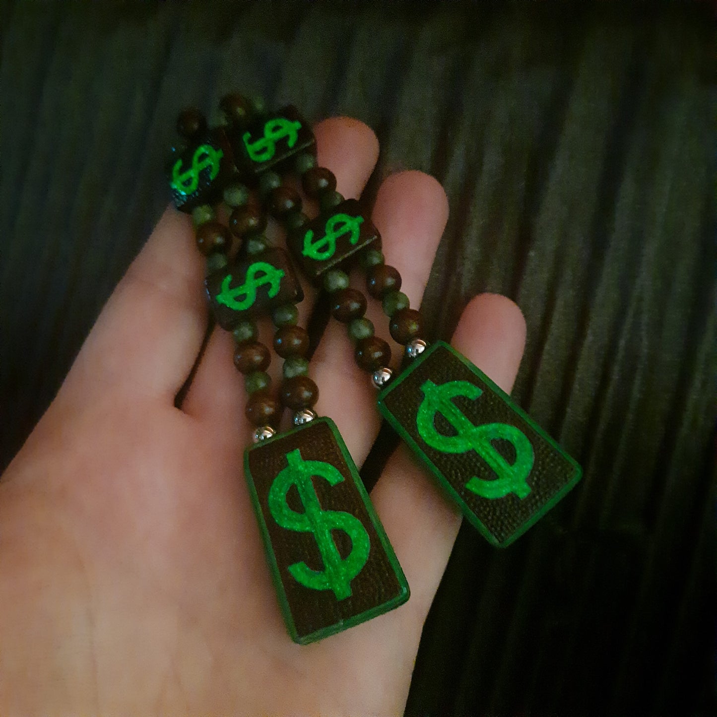 Chetki wooden "Dollar Luck" handmade