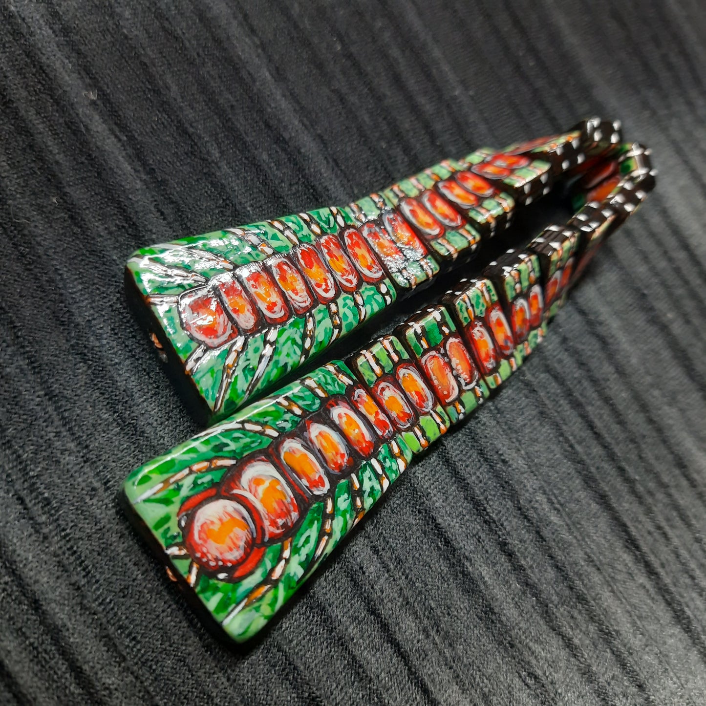 Chetki wooden "Scolopendra" handmade