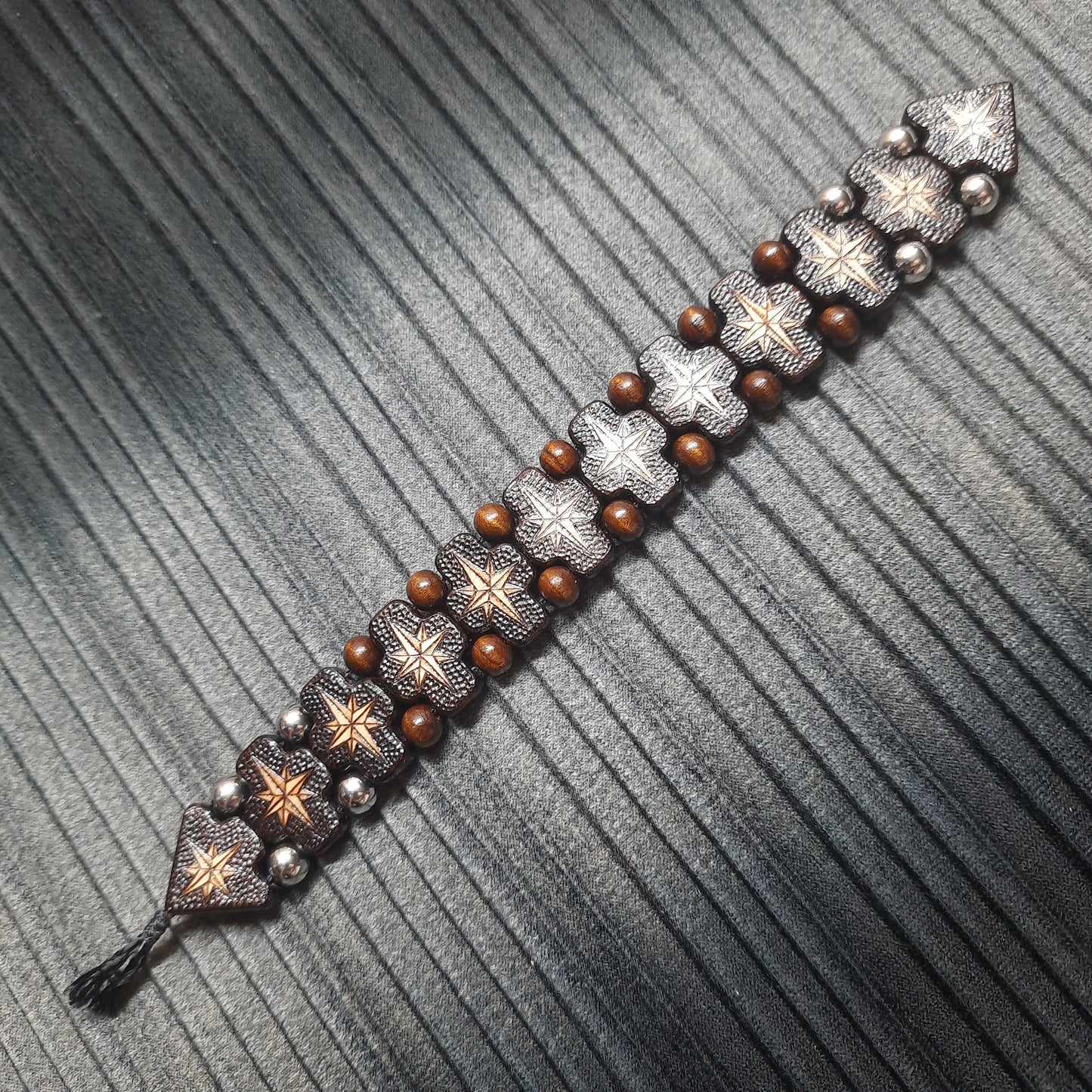 Chetki wooden "Wind rose" handmade (SCU: 250723)