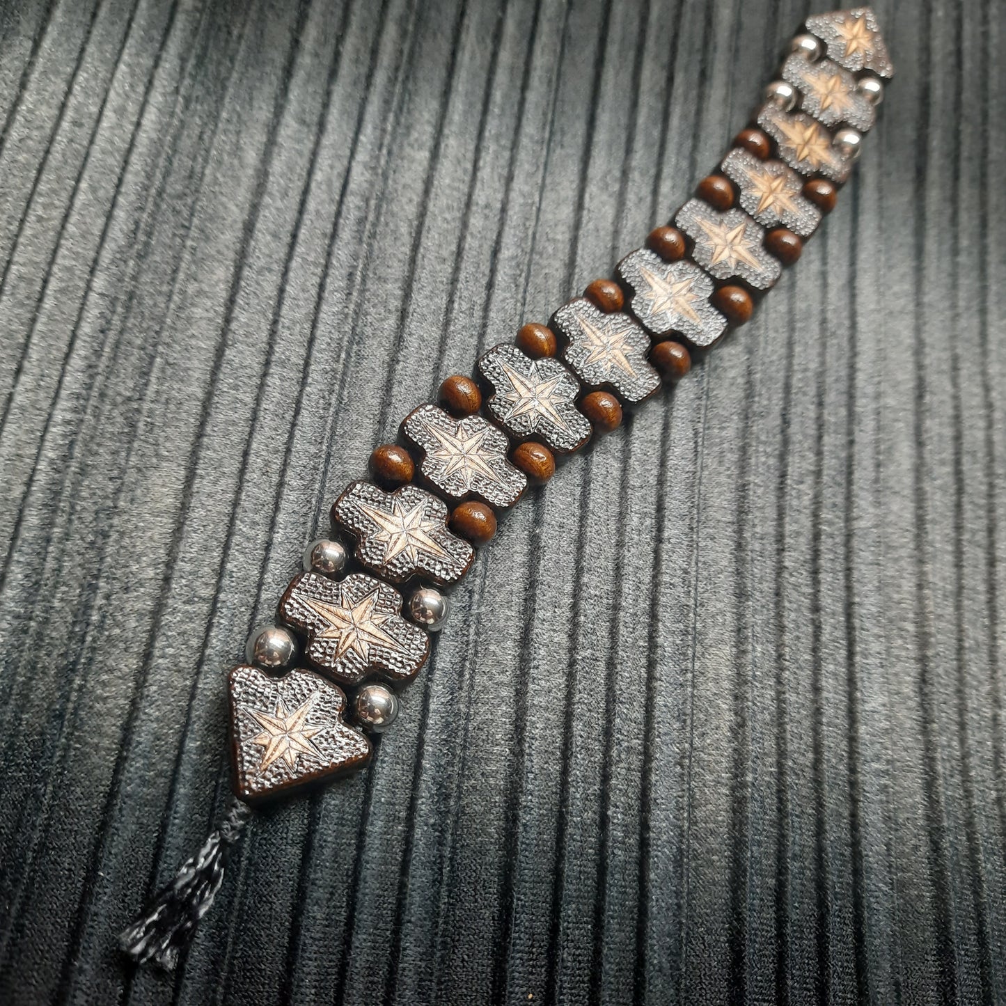 Chetki wooden "Wind rose" handmade (SCU: 250723)