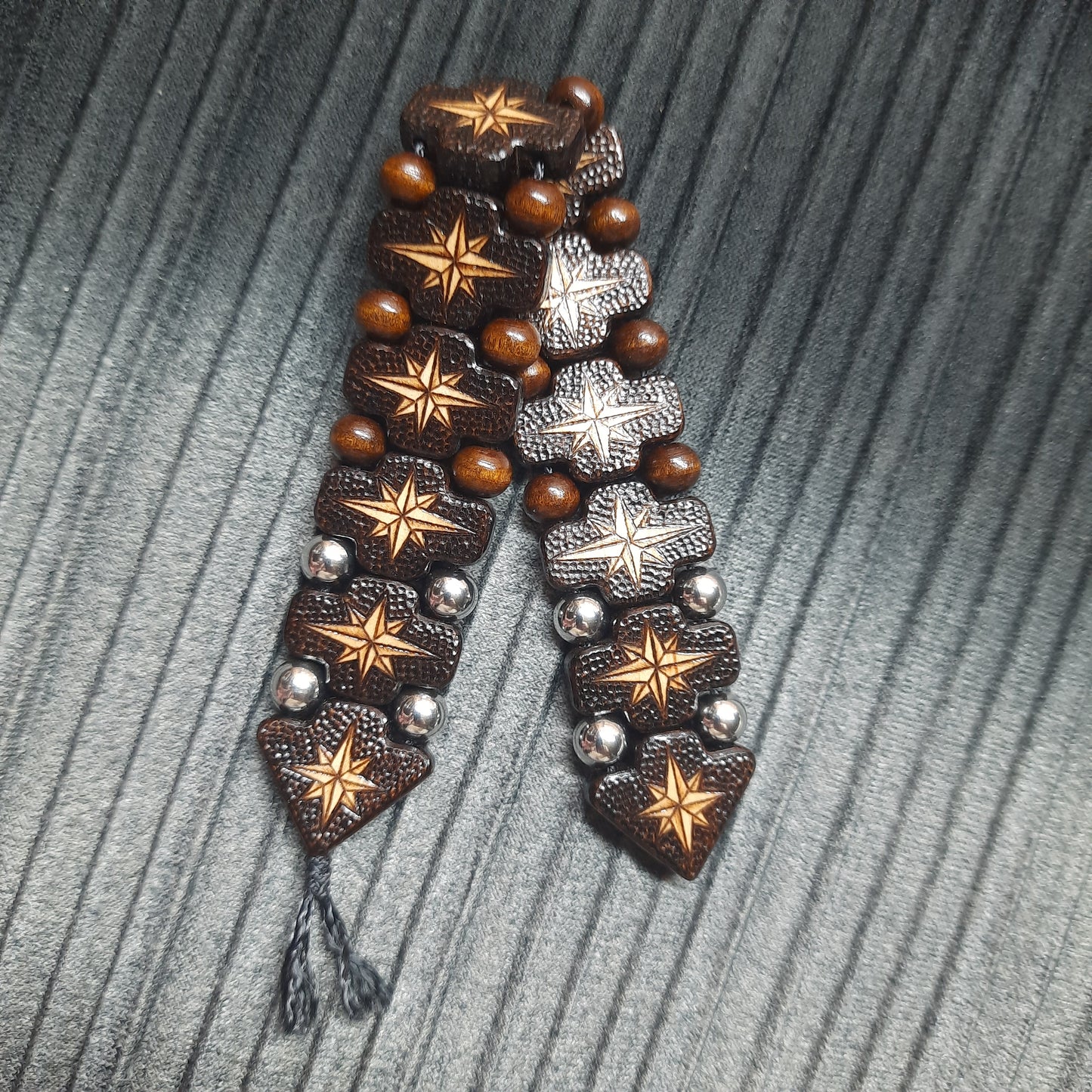 Chetki wooden "Wind rose" handmade (SCU: 250723)