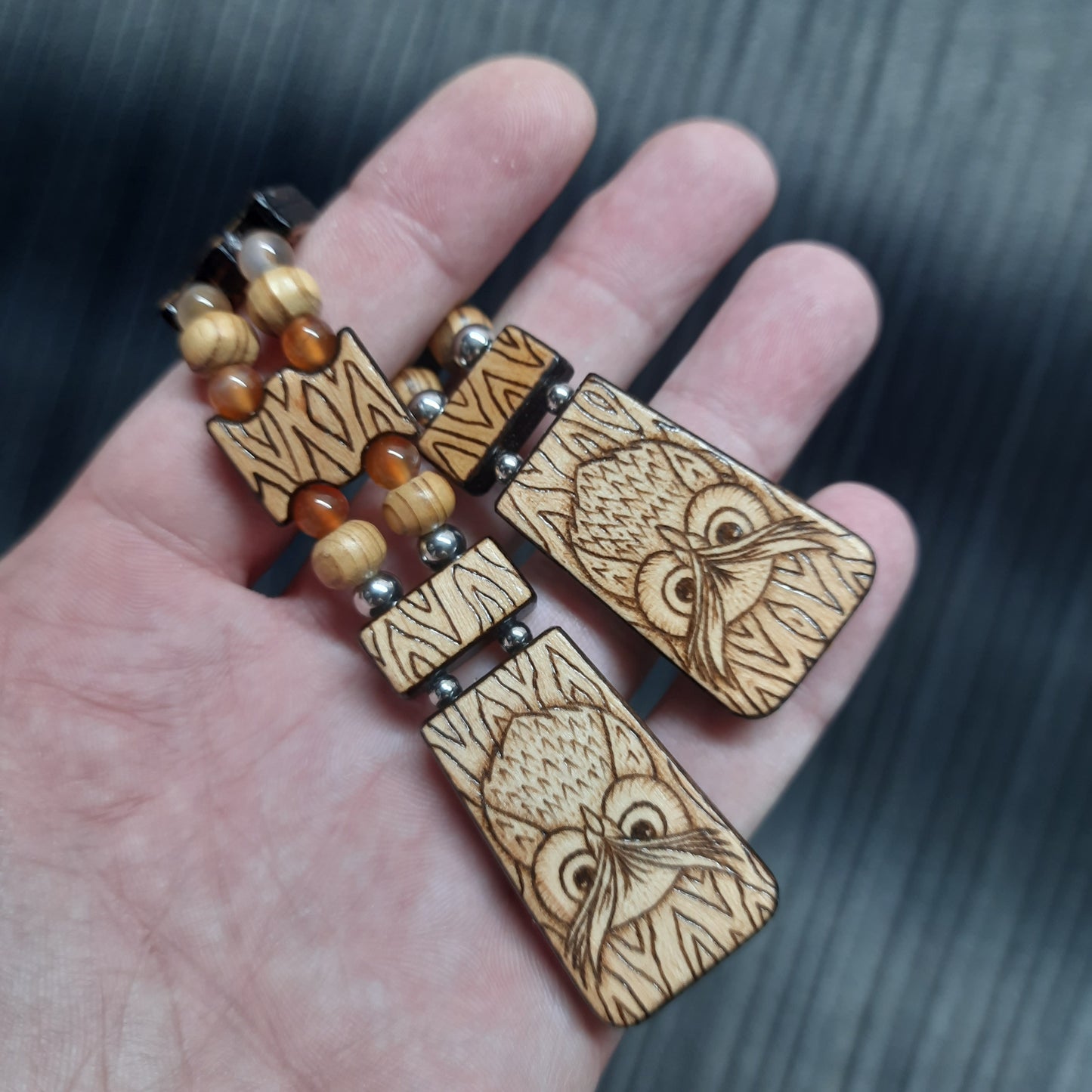 Chetki wooden "Owl" handmade