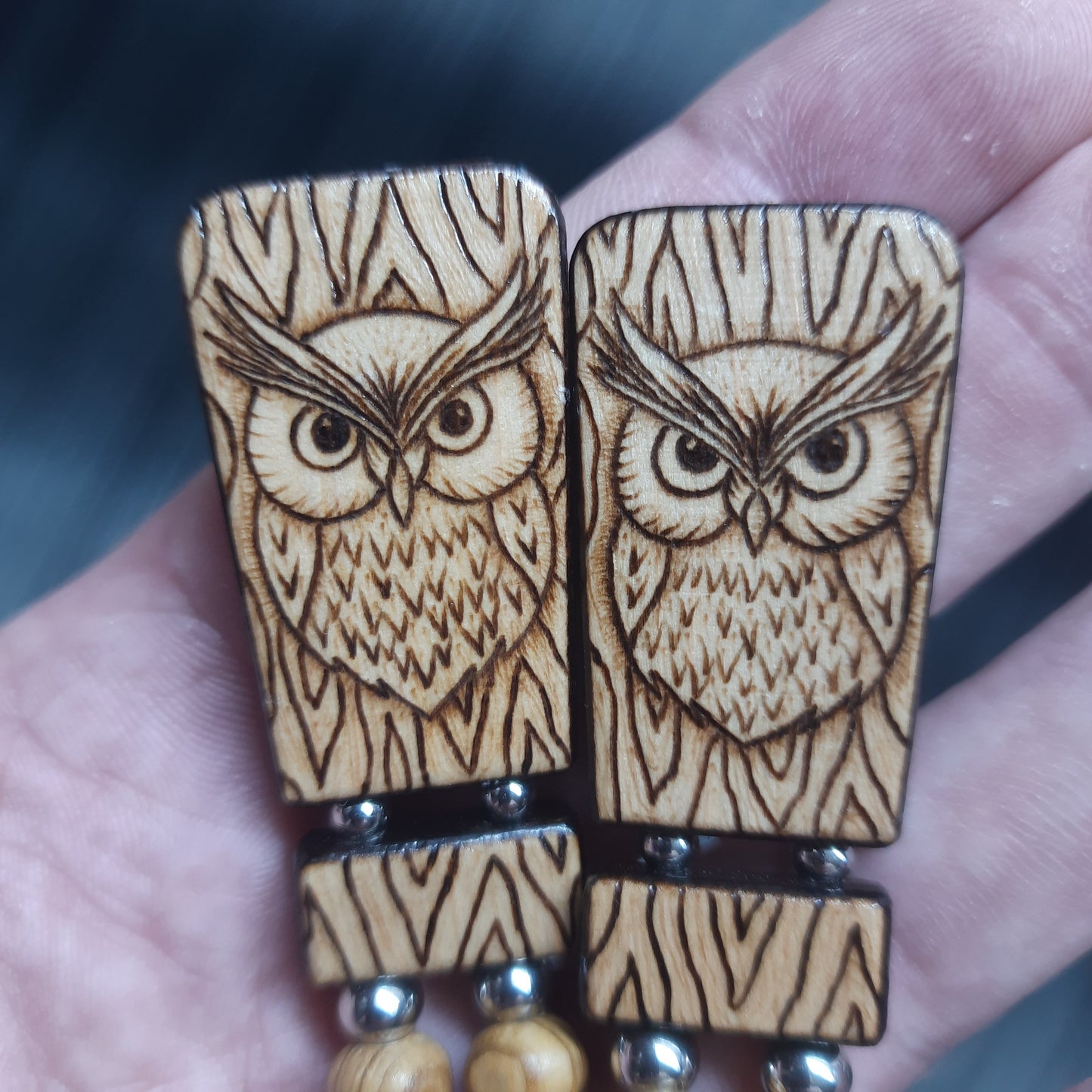 Chetki wooden "Owl" handmade