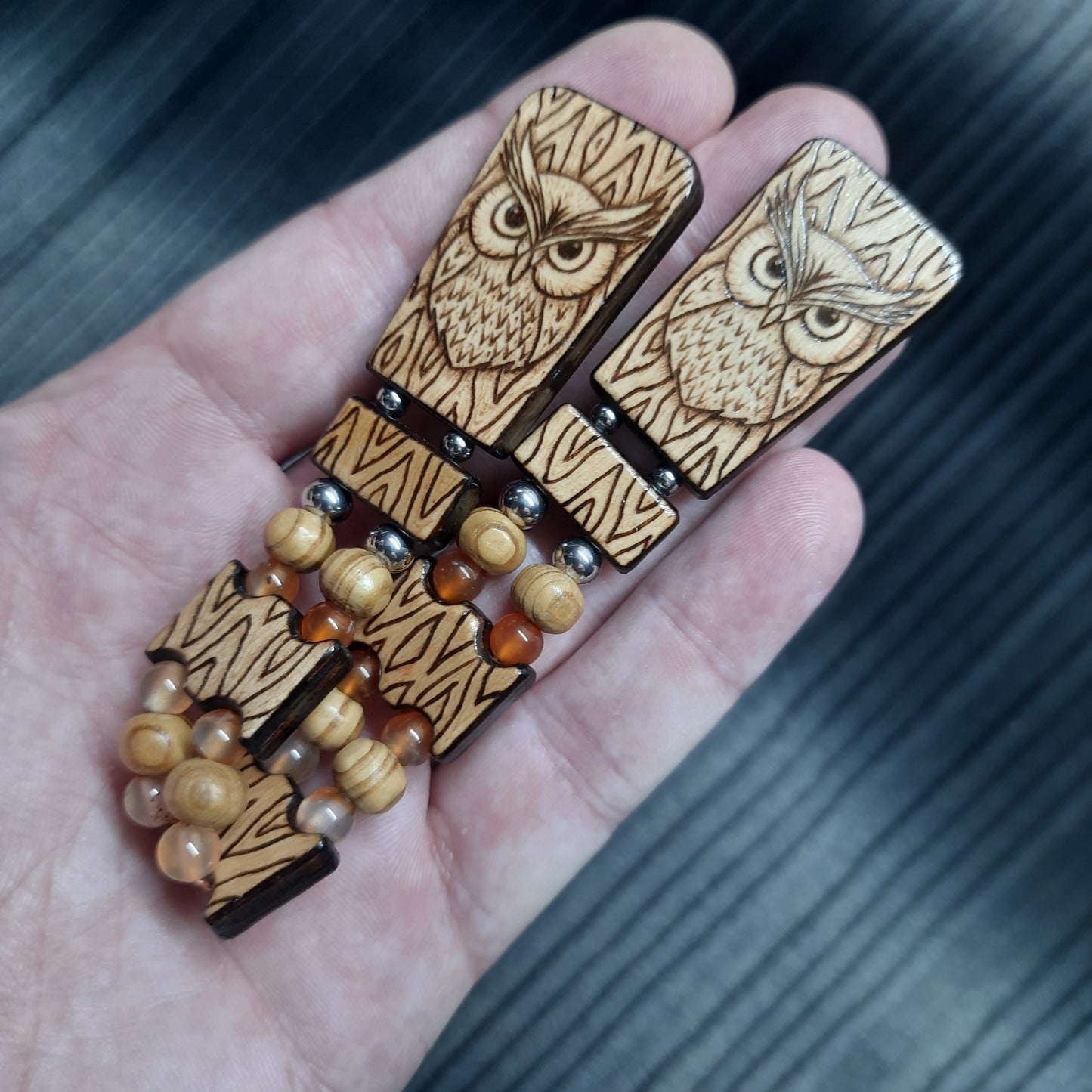 Chetki wooden "Owl" handmade (SCU: 250801)