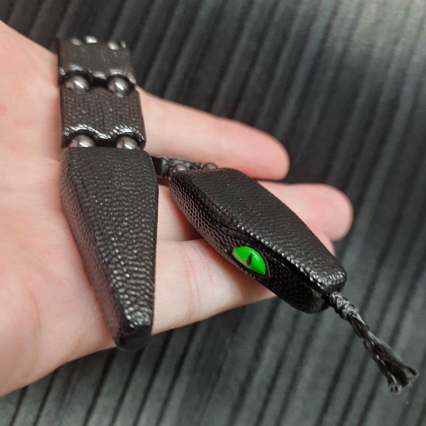 Chetki wooden "Black snake" v2, handmade