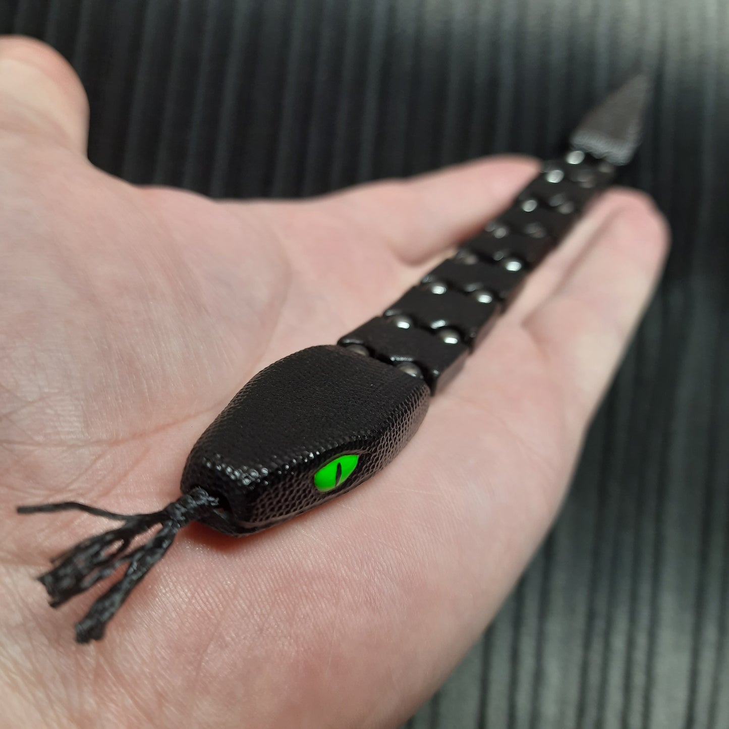 Chetki wooden "Black snake" v2, handmade