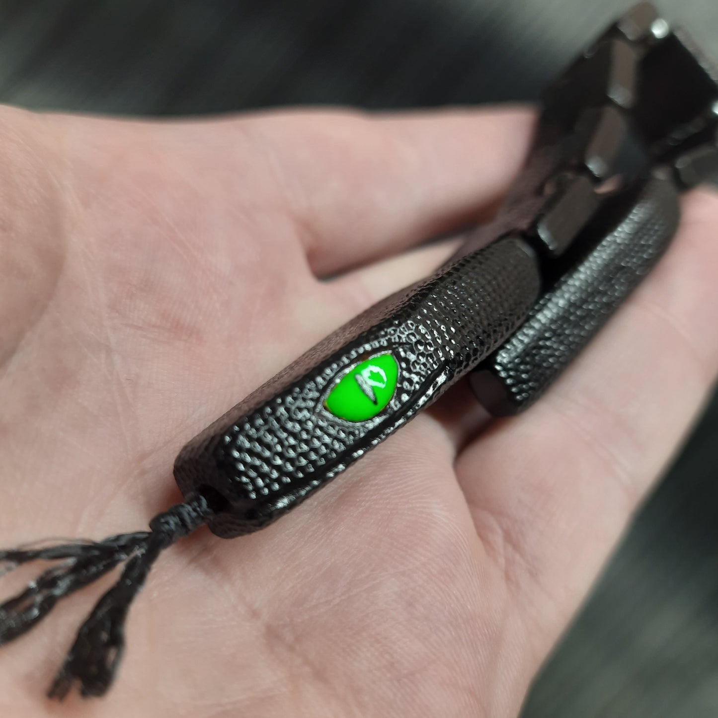 Chetki wooden "Black snake" v2, handmade